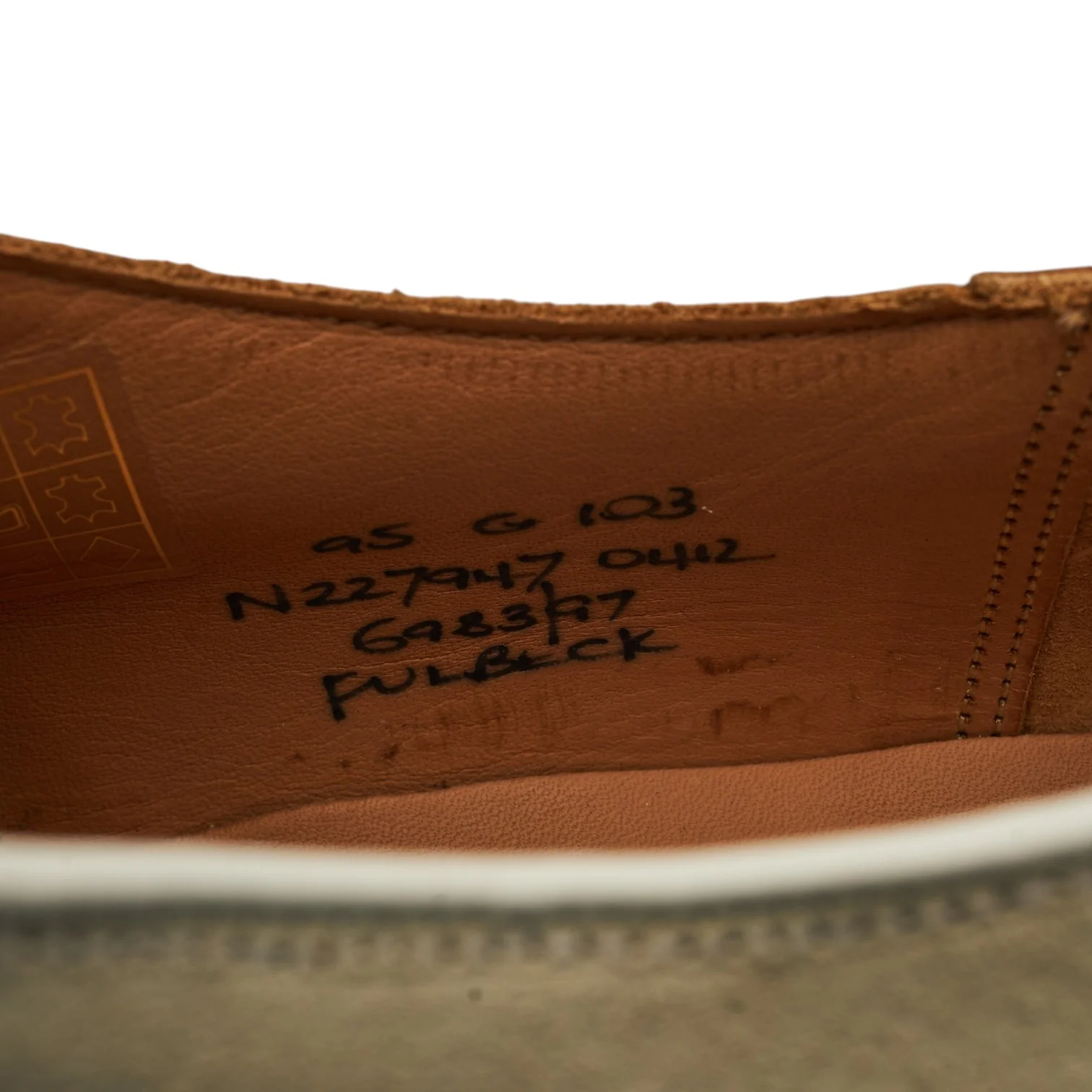 'Fulbeck' White Suede Derby UK 9.5 G - Image 7