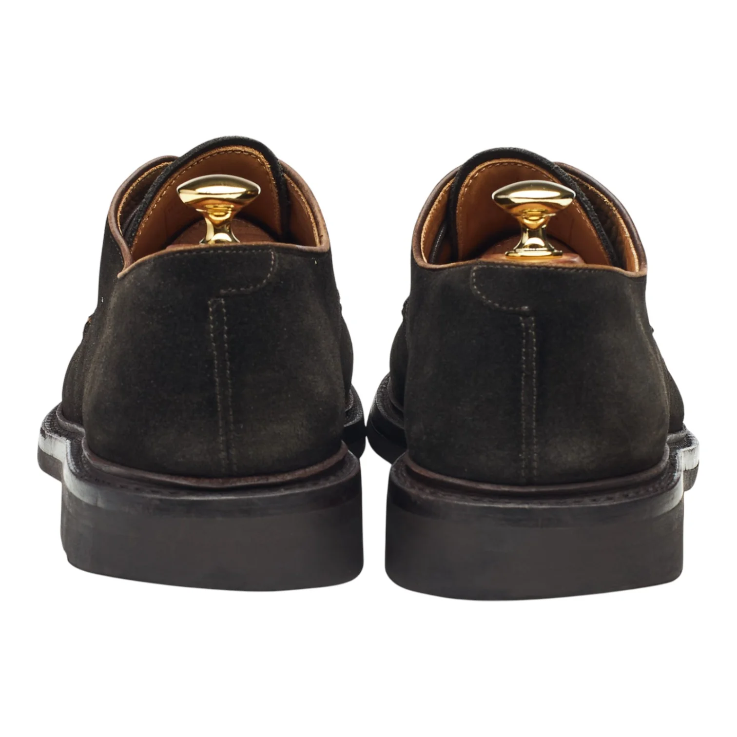 'Fustet' Dark Brown Suede Derby UK 8.5 - Image 4