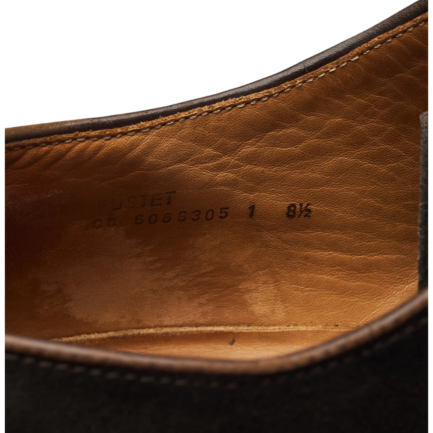 'Fustet' Dark Brown Suede Derby UK 8.5 - Image 7
