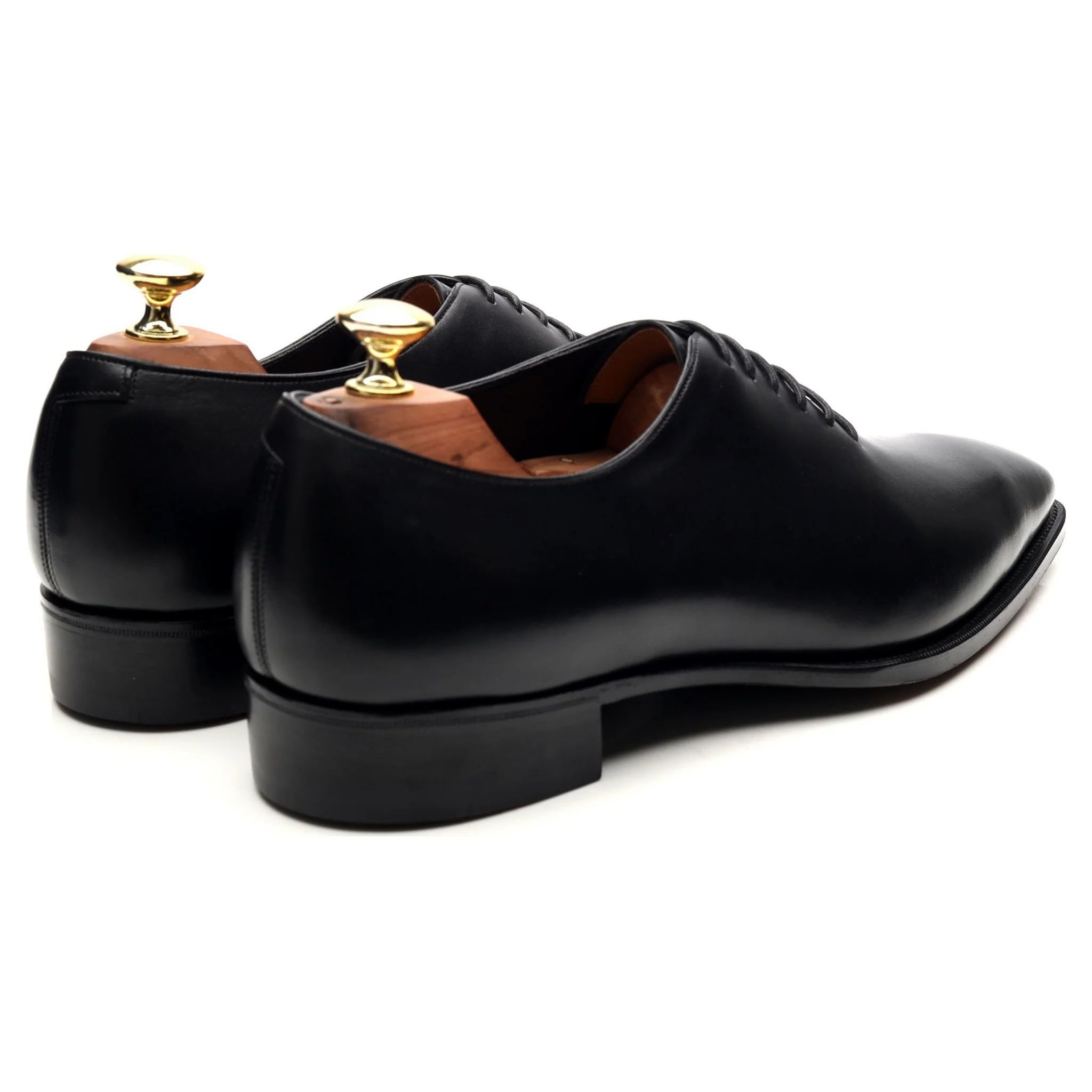 'Sinatra' Black Leather Whoelcut Oxford UK 8 E - Image 5