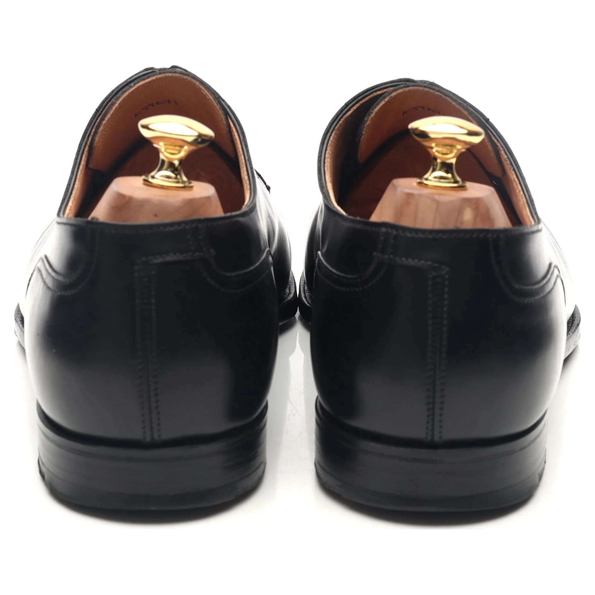 'Oliver' Black Leather Split Toe Derby UK 10.5 E - Image 4