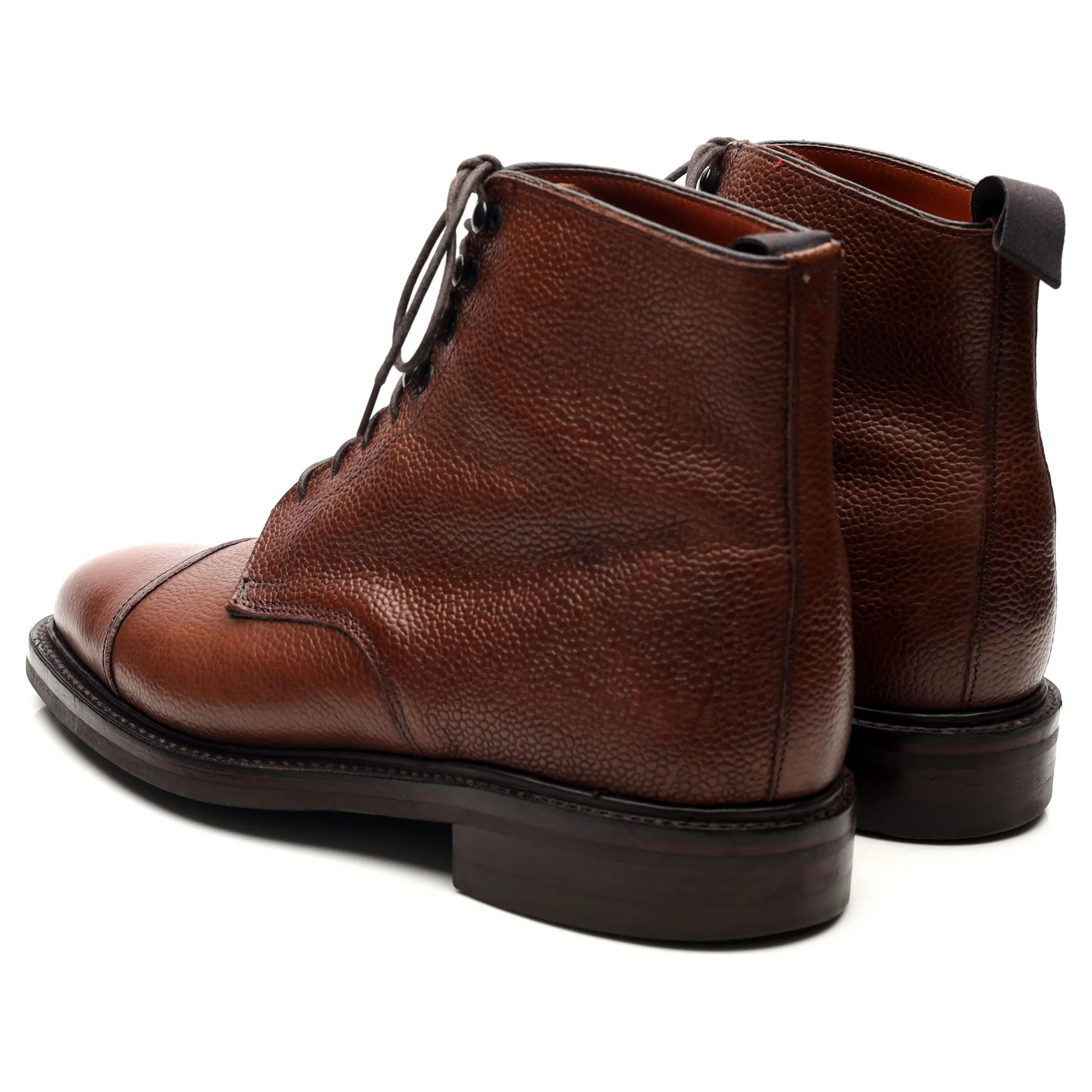 'Taron' Brown Leather Boots UK 6 E - Image 3