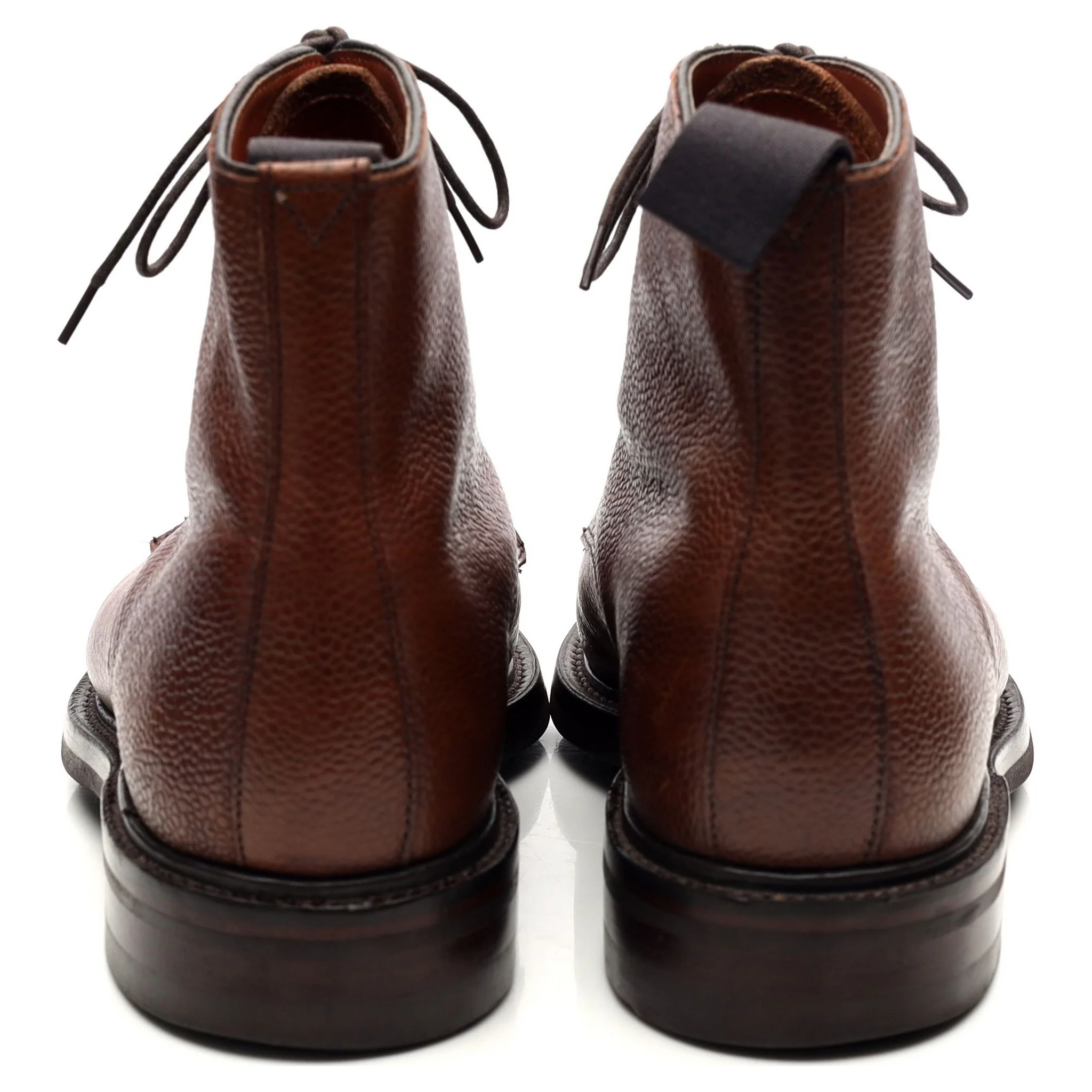 'Taron' Brown Leather Boots UK 6 E - Image 4