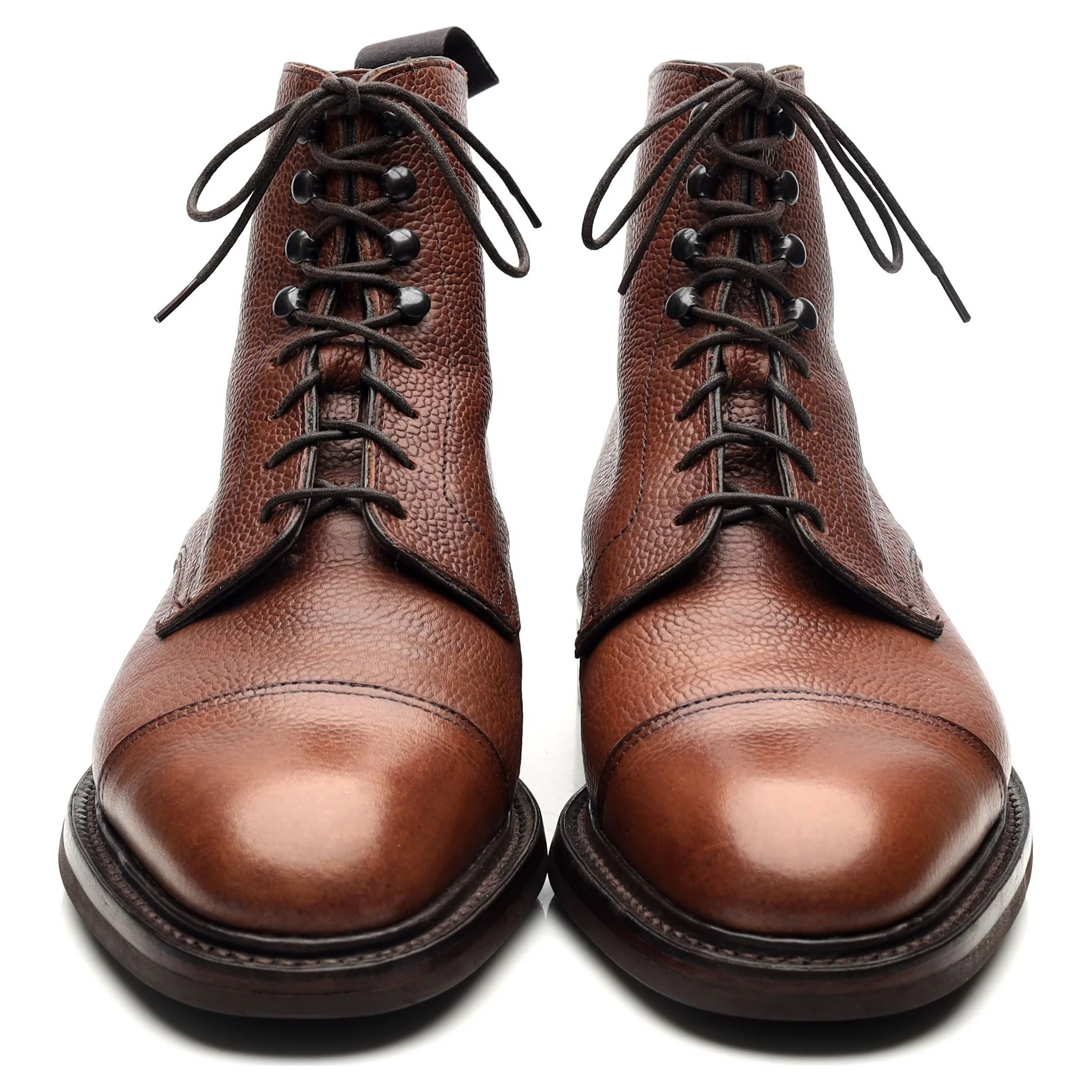 'Taron' Brown Leather Boots UK 6 E - Image 8