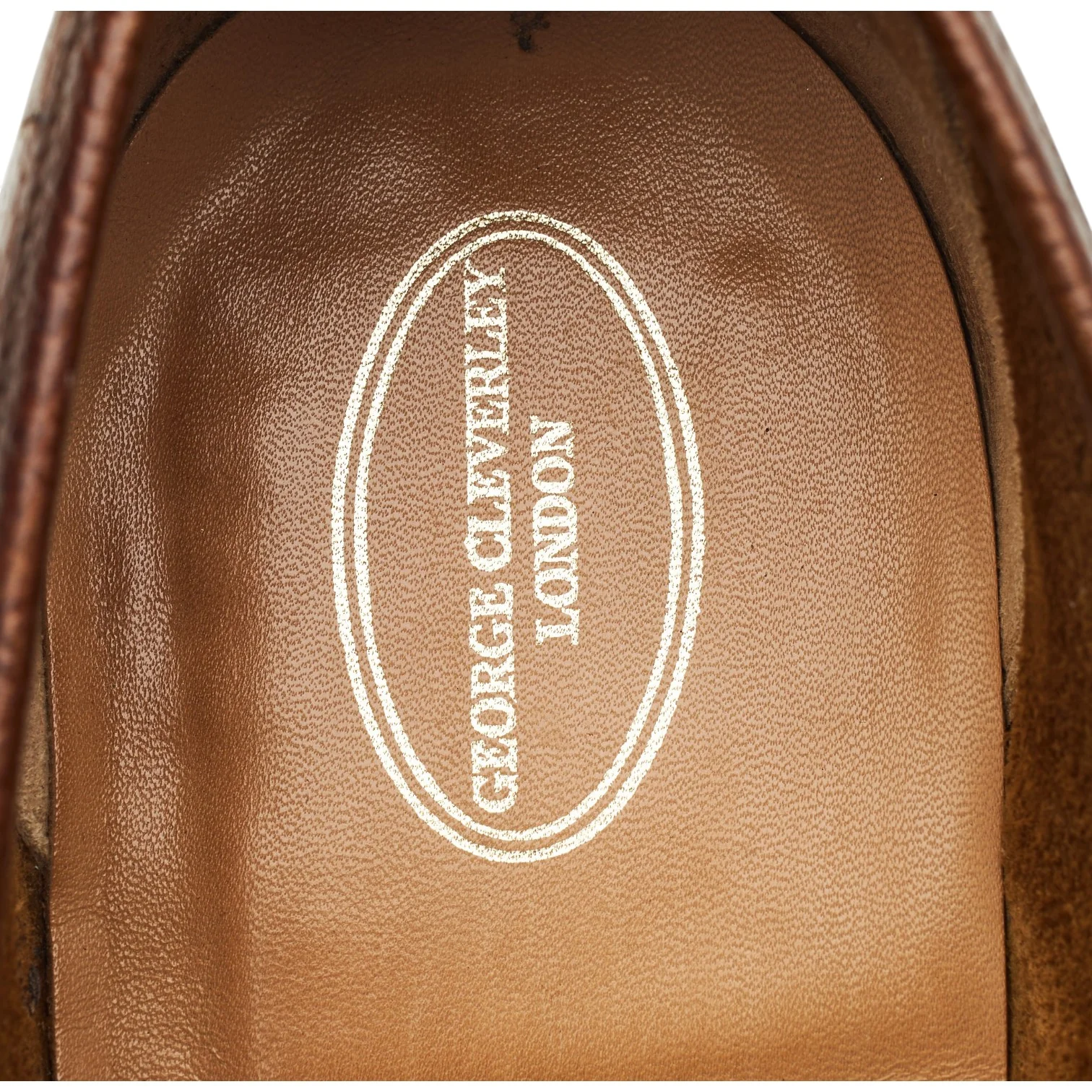 'George' Dark Brown Leather Loafers UK 10 E - Image 6