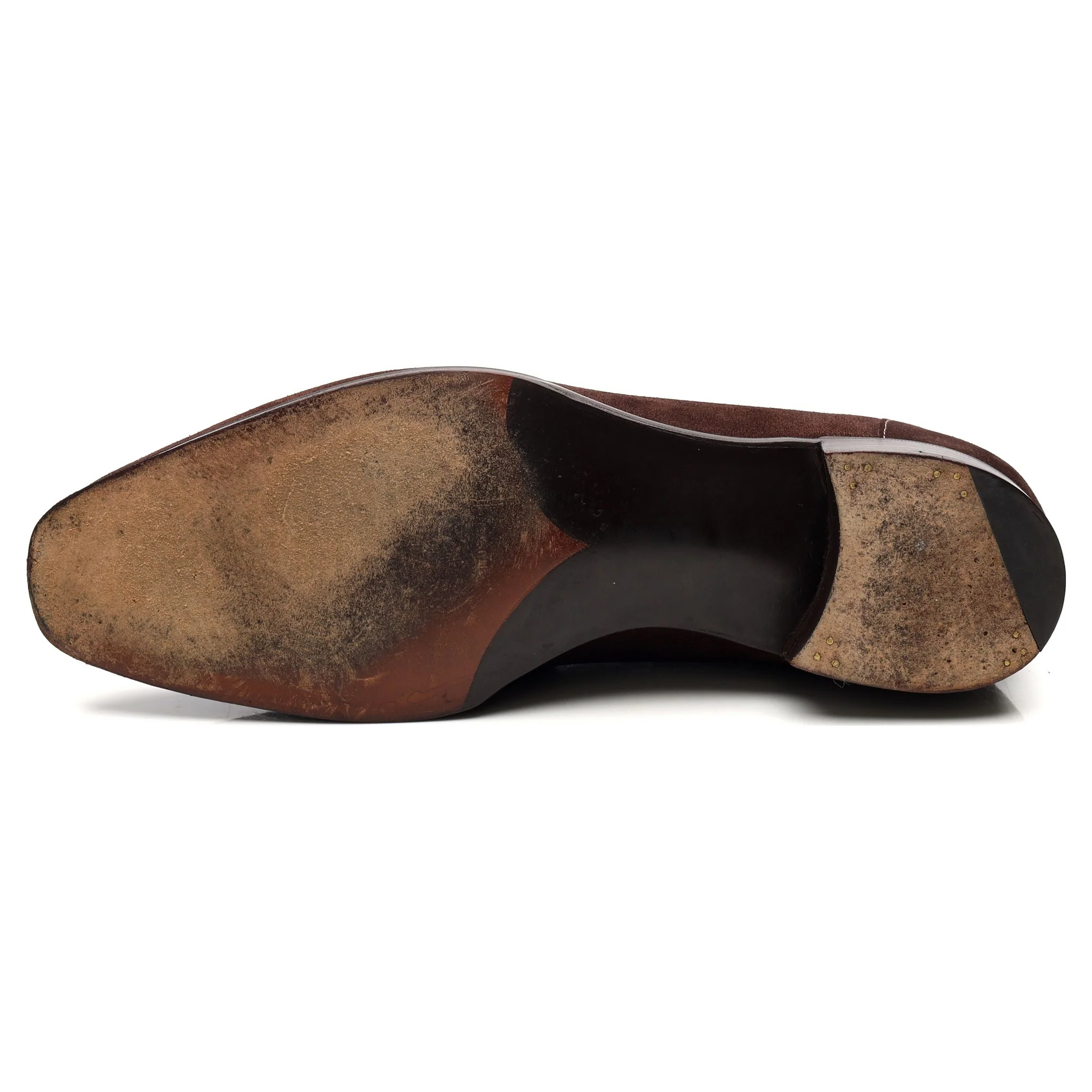 'Holkham' Dark Brown Suede Loafers UK 9.5 F - Image 10