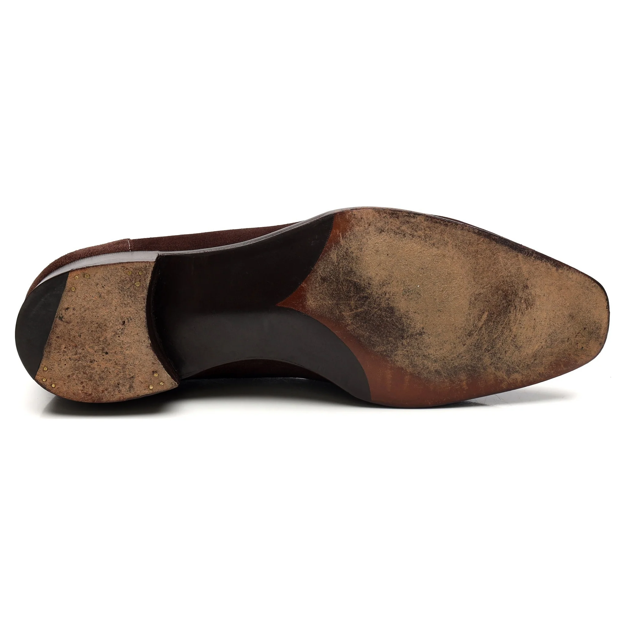 'Holkham' Dark Brown Suede Loafers UK 9.5 F - Image 11