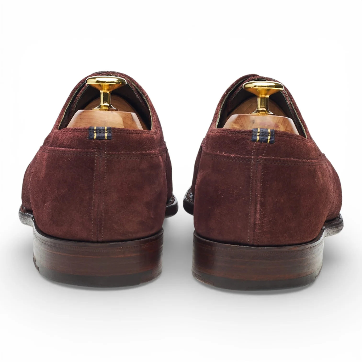 Gieves & Hawkes Burgundy Suede Oxford UK 8 F - Image 4