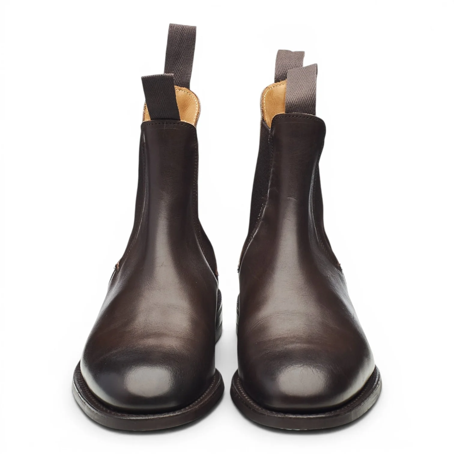 'Gigio' Dark Brown Leather Chelsea Boots UK 6 - Image 2