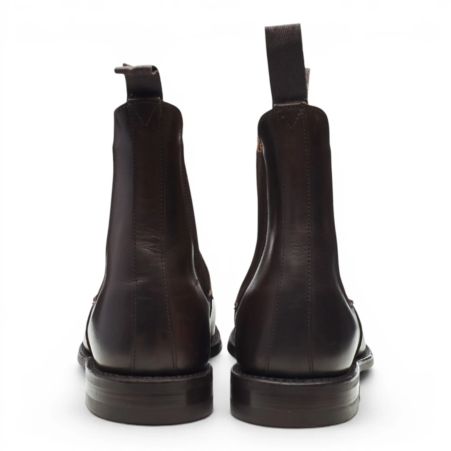 'Gigio' Dark Brown Leather Chelsea Boots UK 6 - Image 4