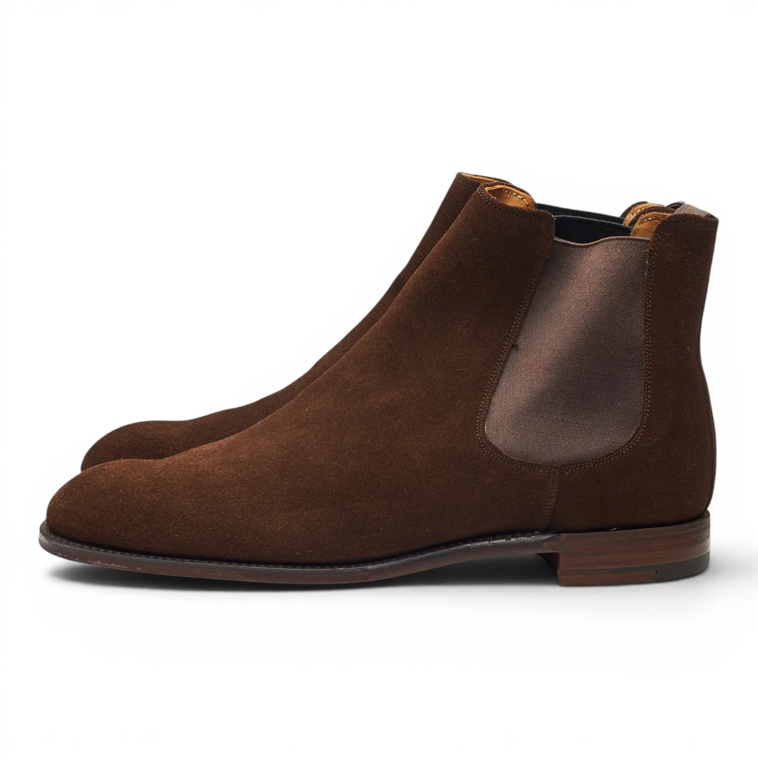 'Godfrey' Dark Brown Suede Chelsea Boots UK 9 F - Image 3
