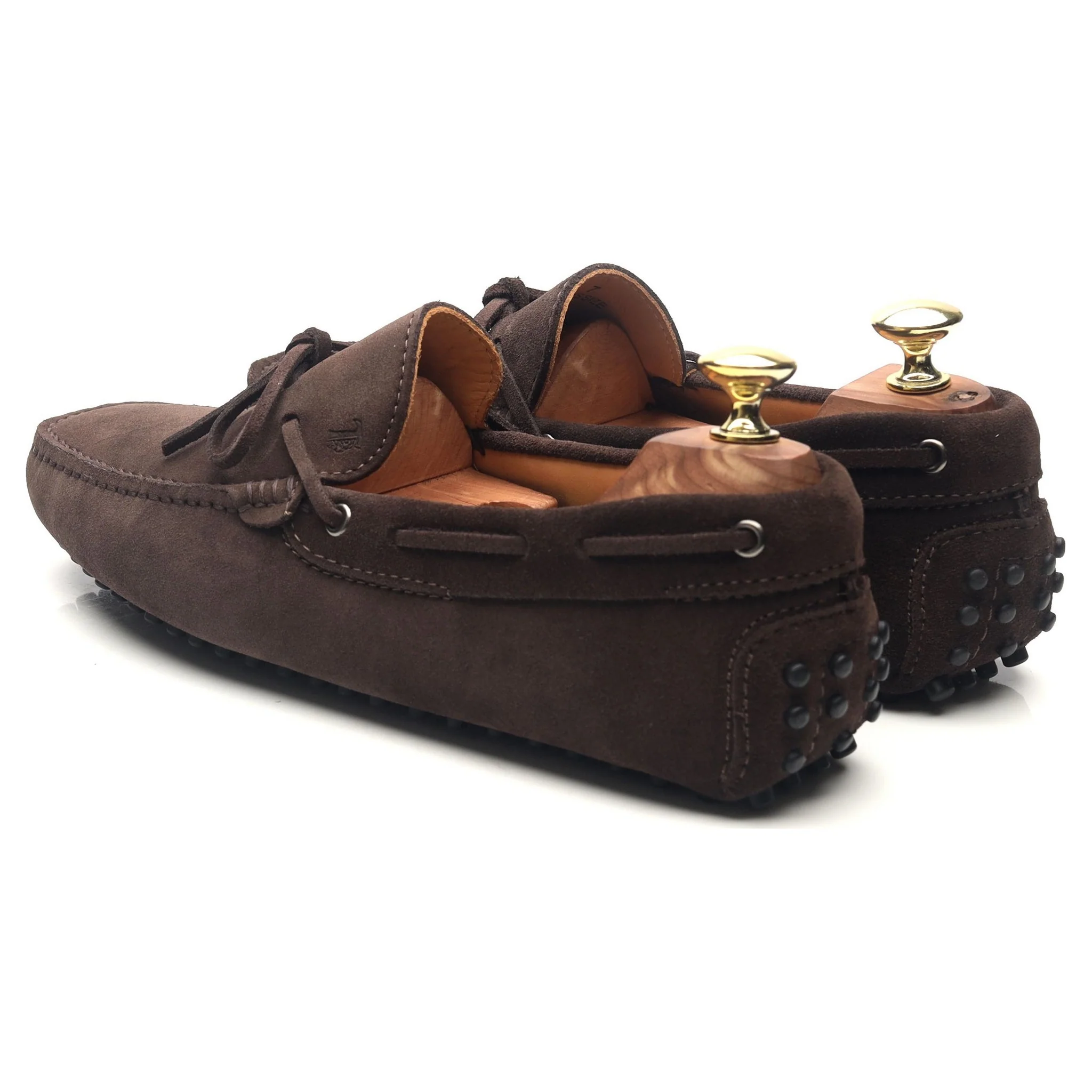 Gommino Brown Suede Driving Loafers UK 9 - Image 3