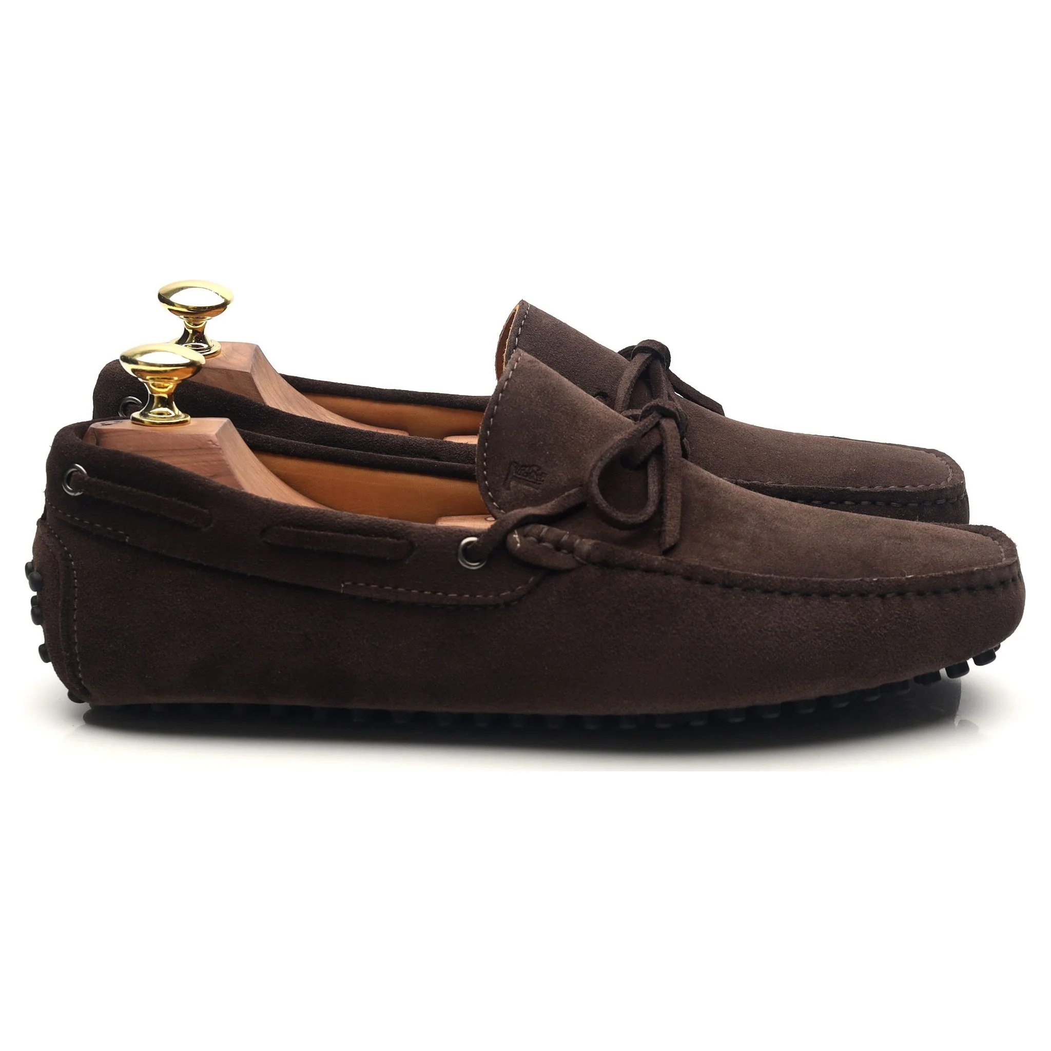 Gommino Brown Suede Driving Loafers UK 9 - Image 6
