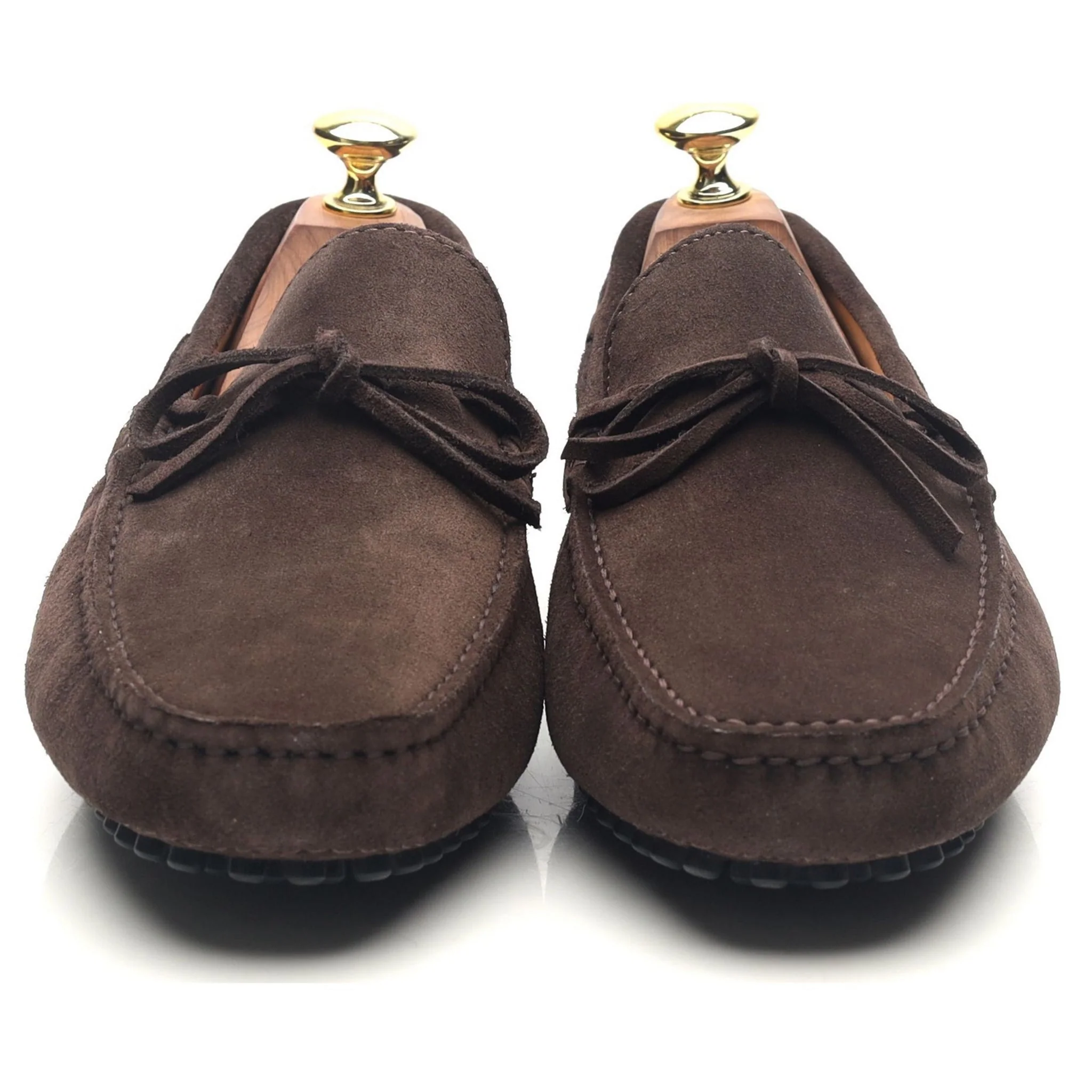 Gommino Brown Suede Driving Loafers UK 9 - Image 8