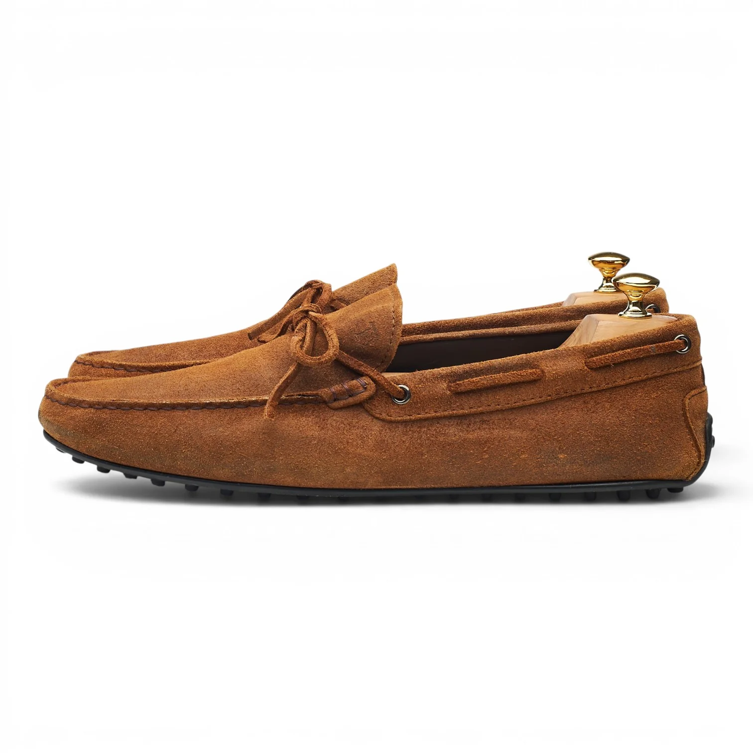 Gommino Tan Brown Suede Driving Loafers UK 12 - Image 3