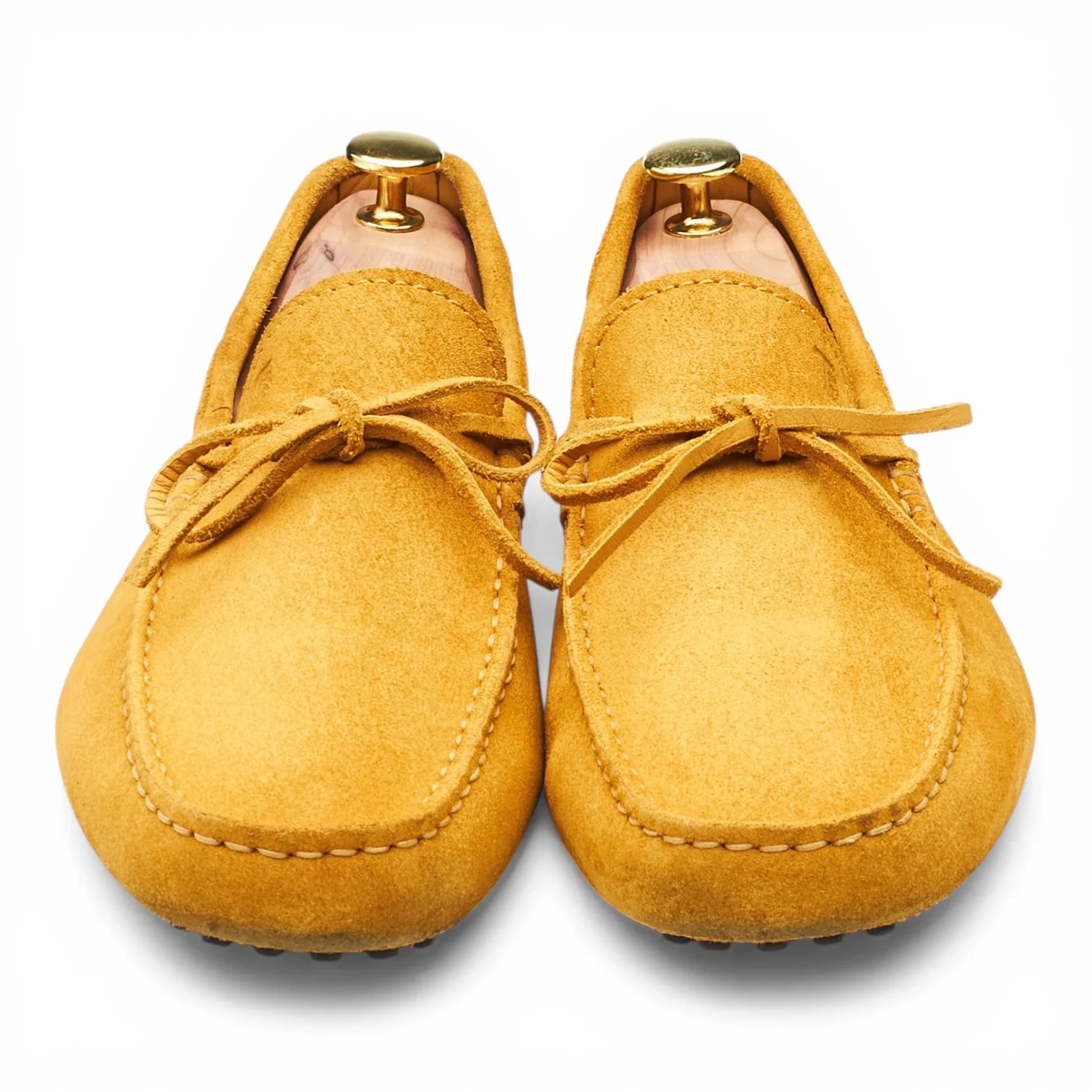 Gommino Yellow Suede Driving Loafers UK 9 - Image 2