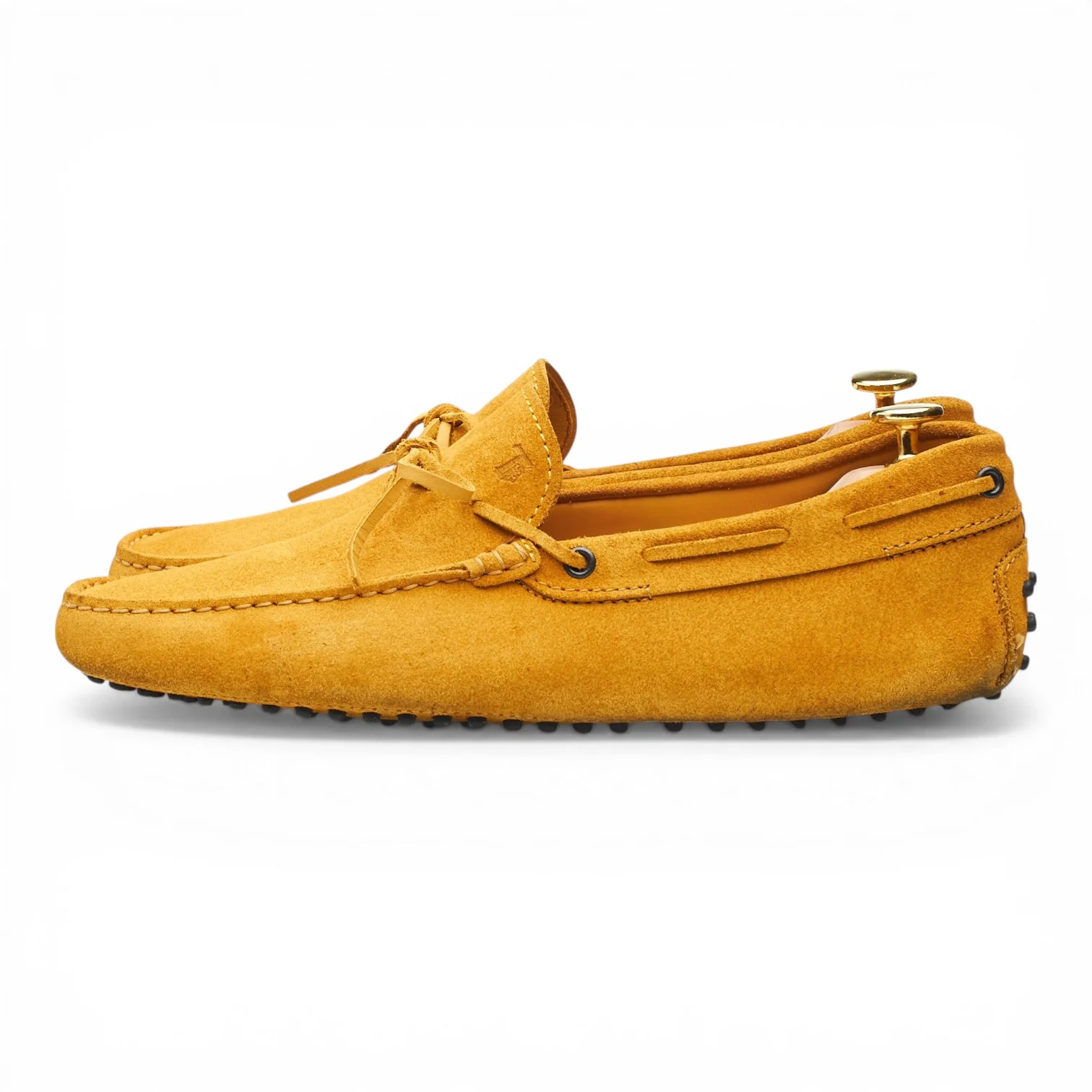 Gommino Yellow Suede Driving Loafers UK 9 - Image 3