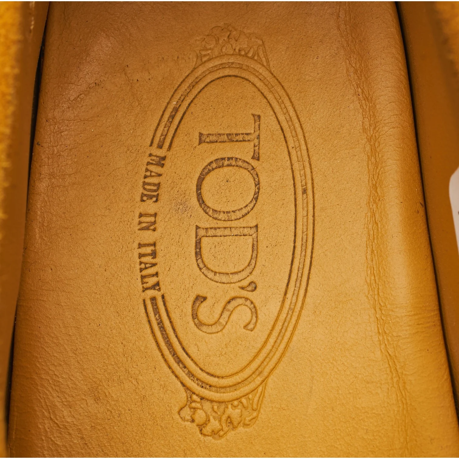 Gommino Yellow Suede Driving Loafers UK 9 - Image 6