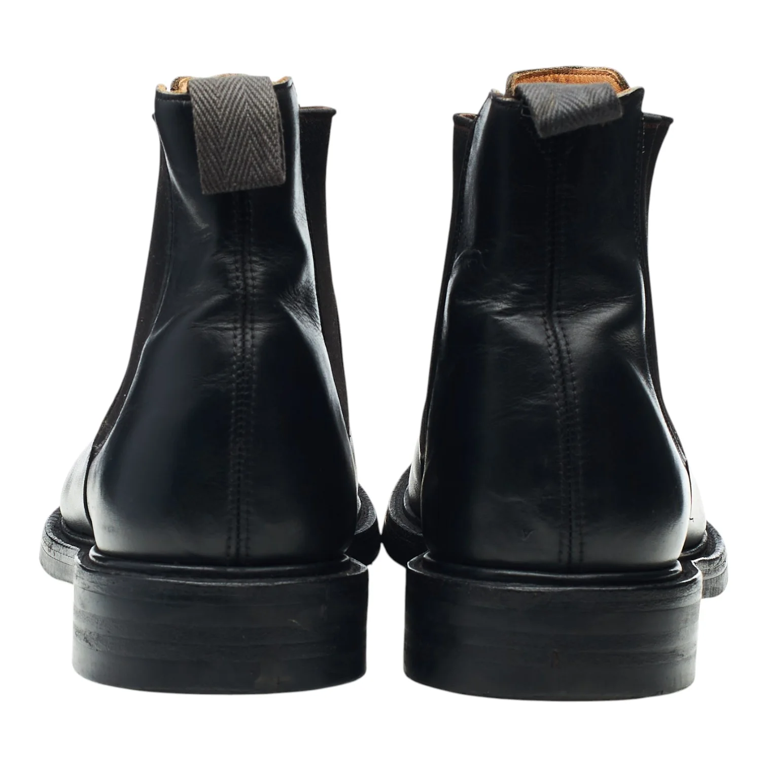 'Goodward' Black Leather Chelsea Boots UK 7 G - Image 4