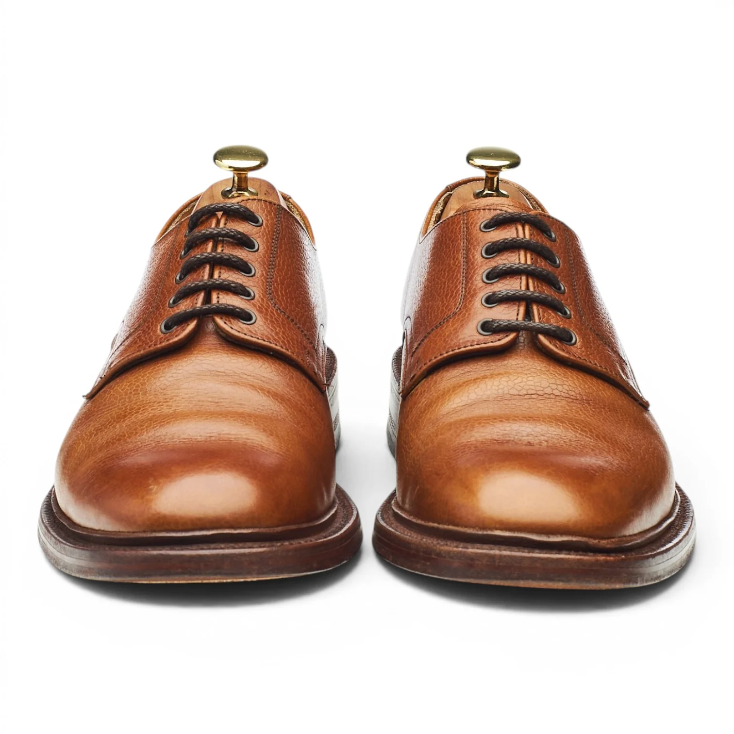 'Goodwood 2' Tan Brown Grain Leather UK 8.5 F - Image 2