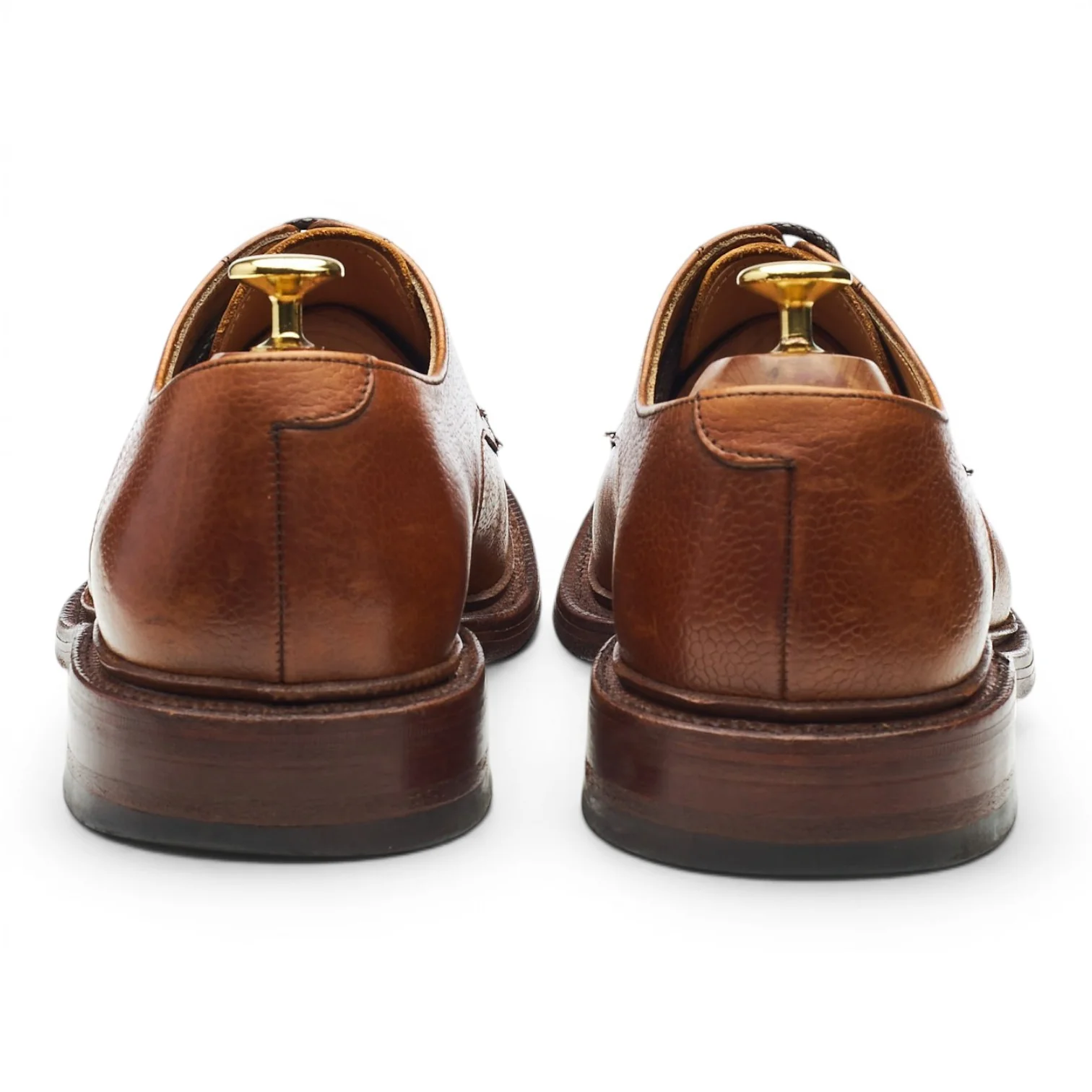 'Goodwood 2' Tan Brown Grain Leather UK 8.5 F - Image 4