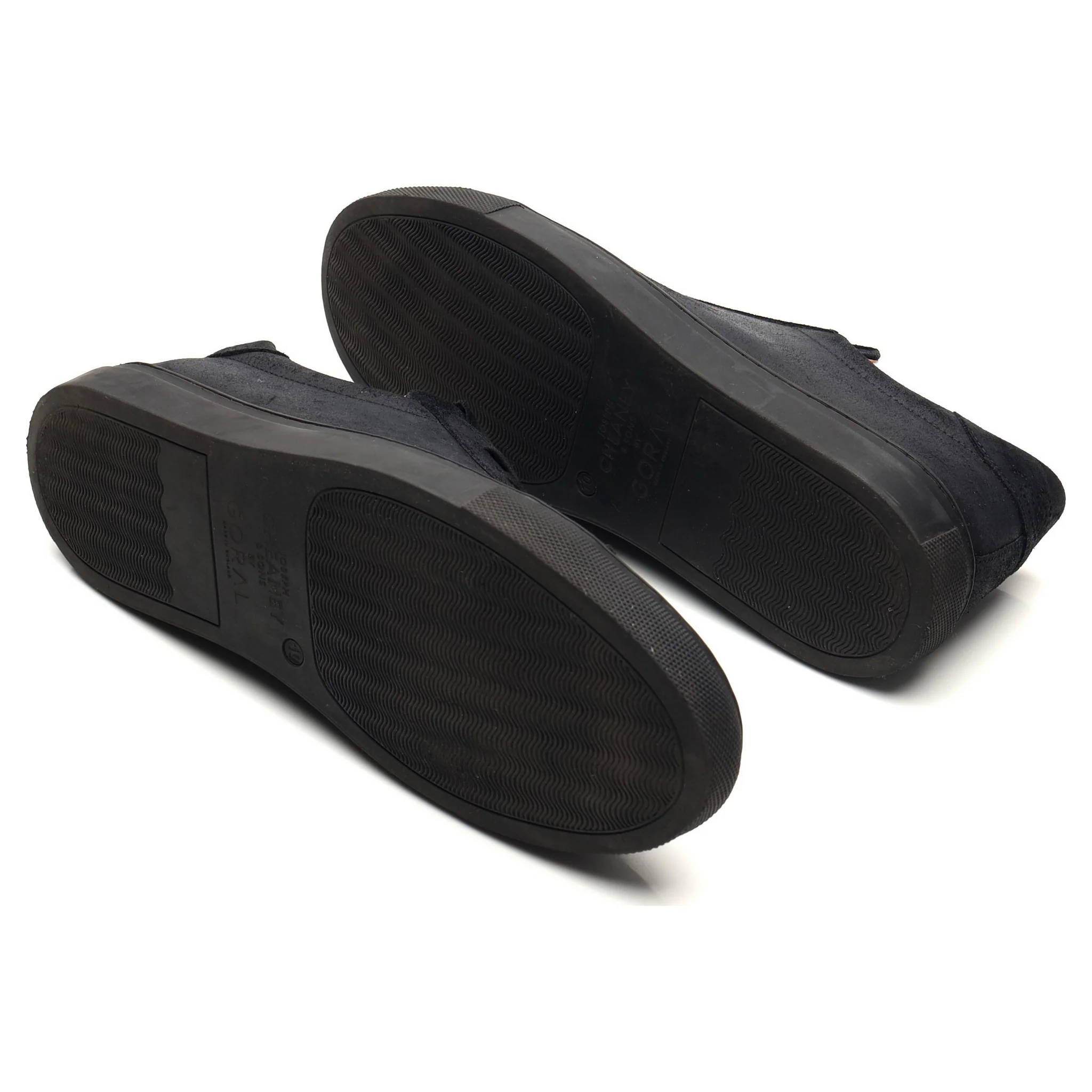 Goral 'Kelham' Black Waxy Leather Sneakers UK 10 F - Image 5