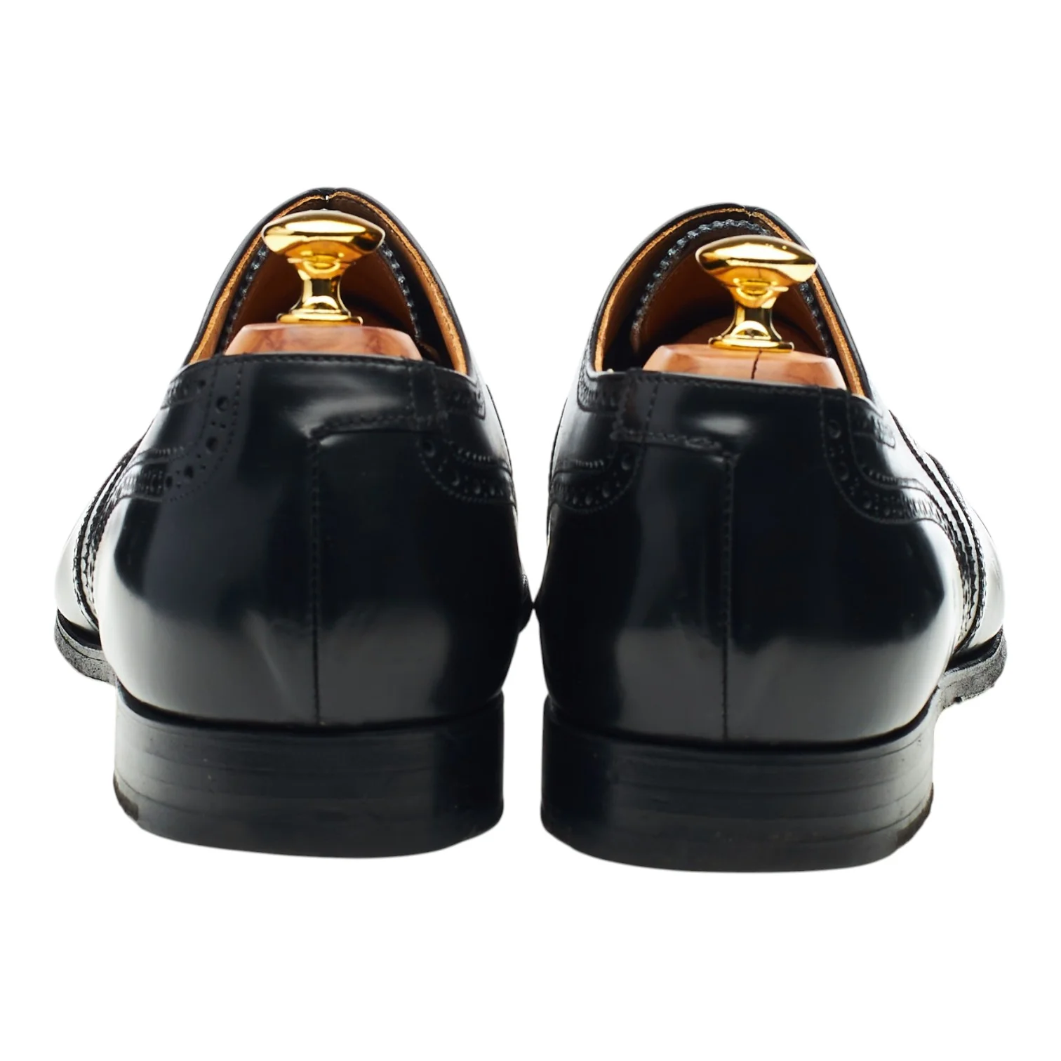 Gordon Scott 'Falmouth' Black Leather Oxford Brogues UK 12 G - Image 4