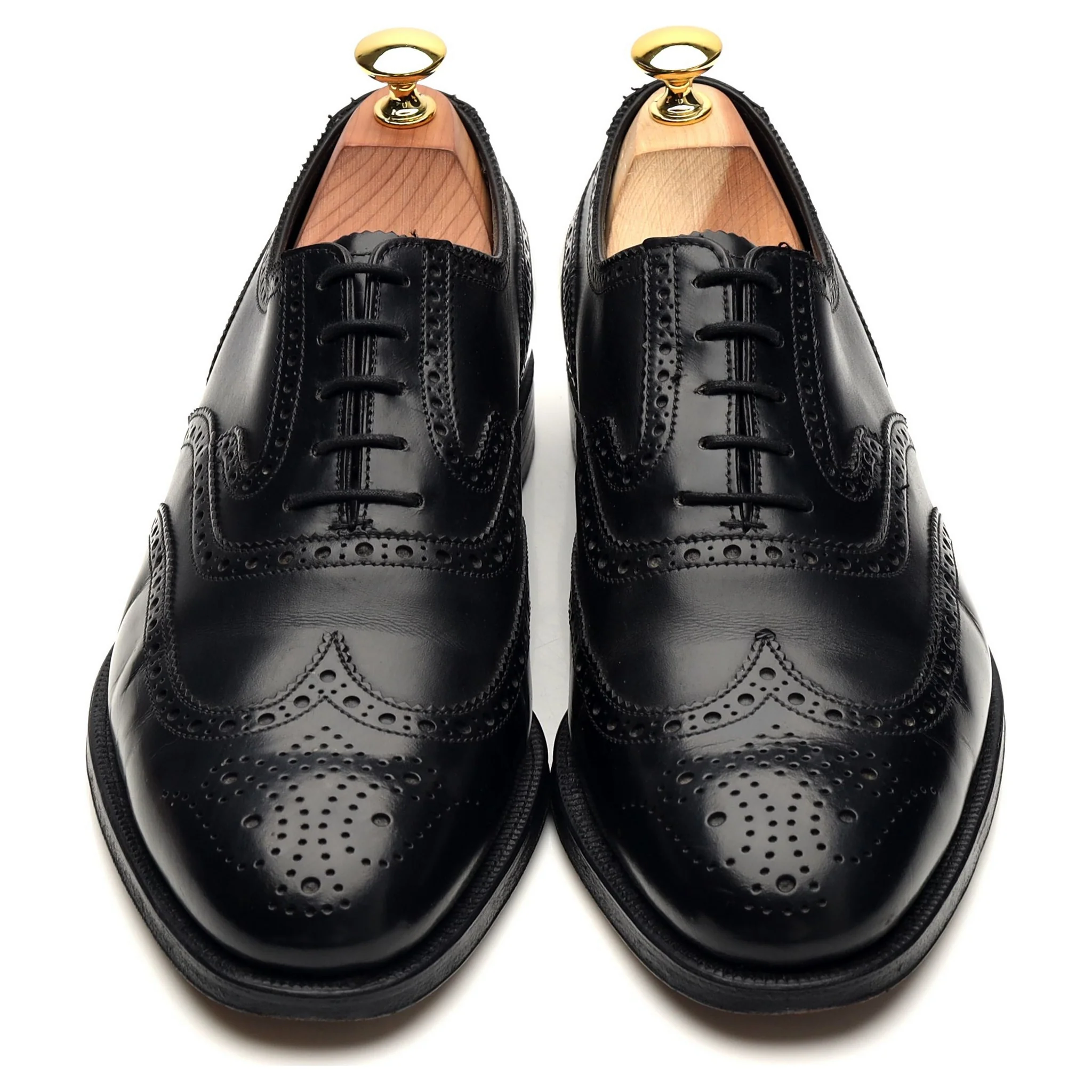 Gordon Scott 'London' Black Leather Oxford Brogues UK 7.5 G - Image 2