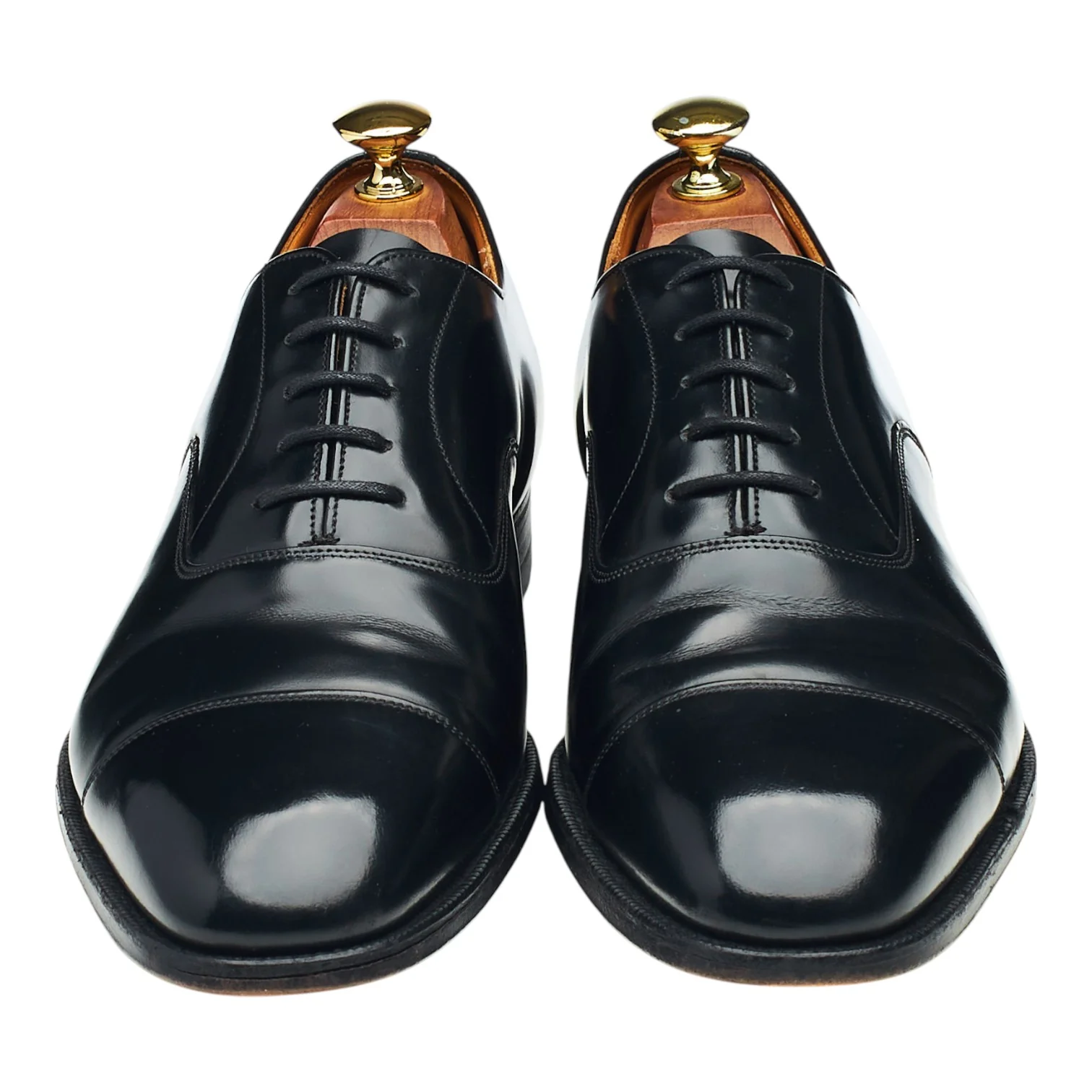 Gordon Scott 'Morgan' Black Leather Oxford UK 8 F - Image 2