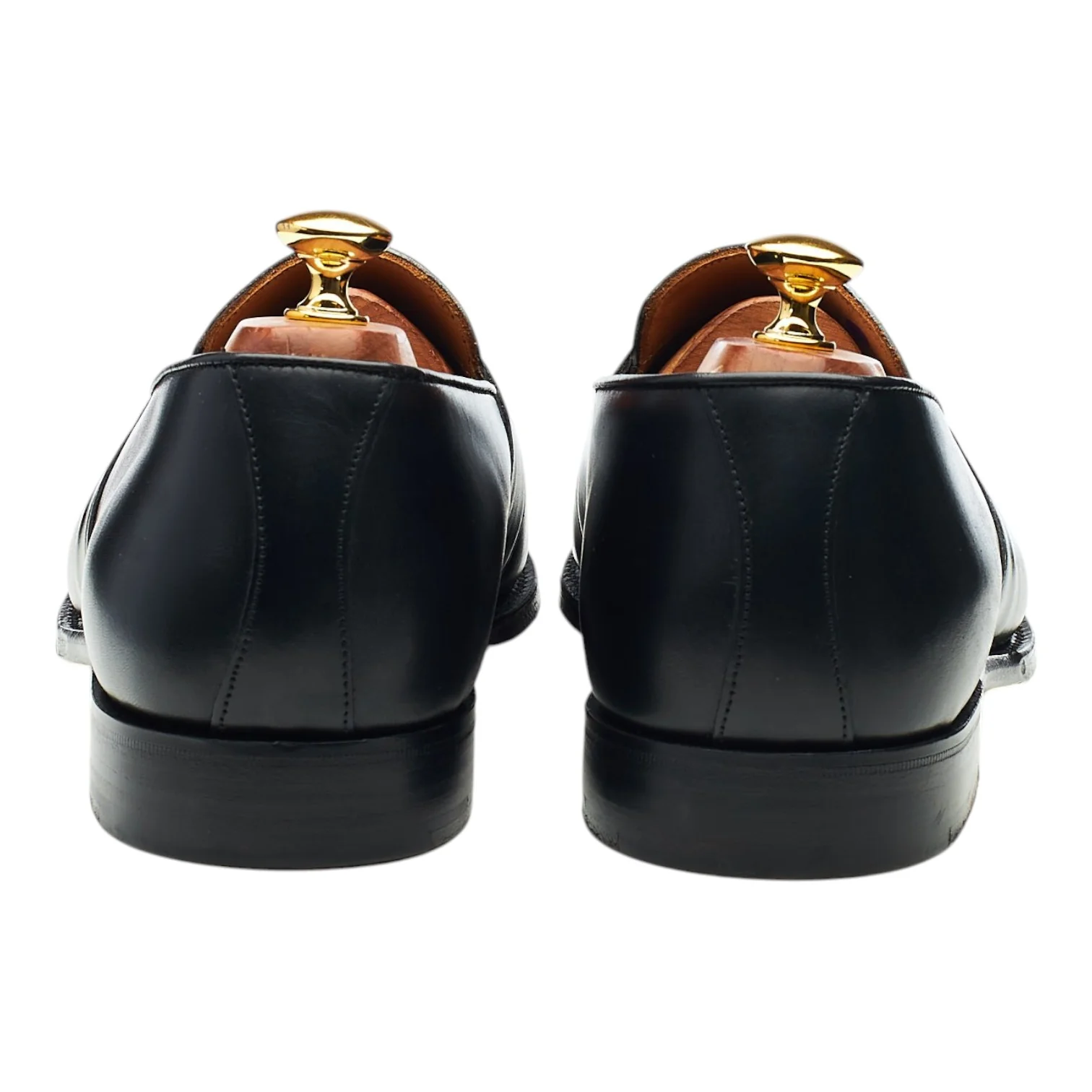 'Gracechurch' Black Leather Loafers UK 10.5 G - Image 4