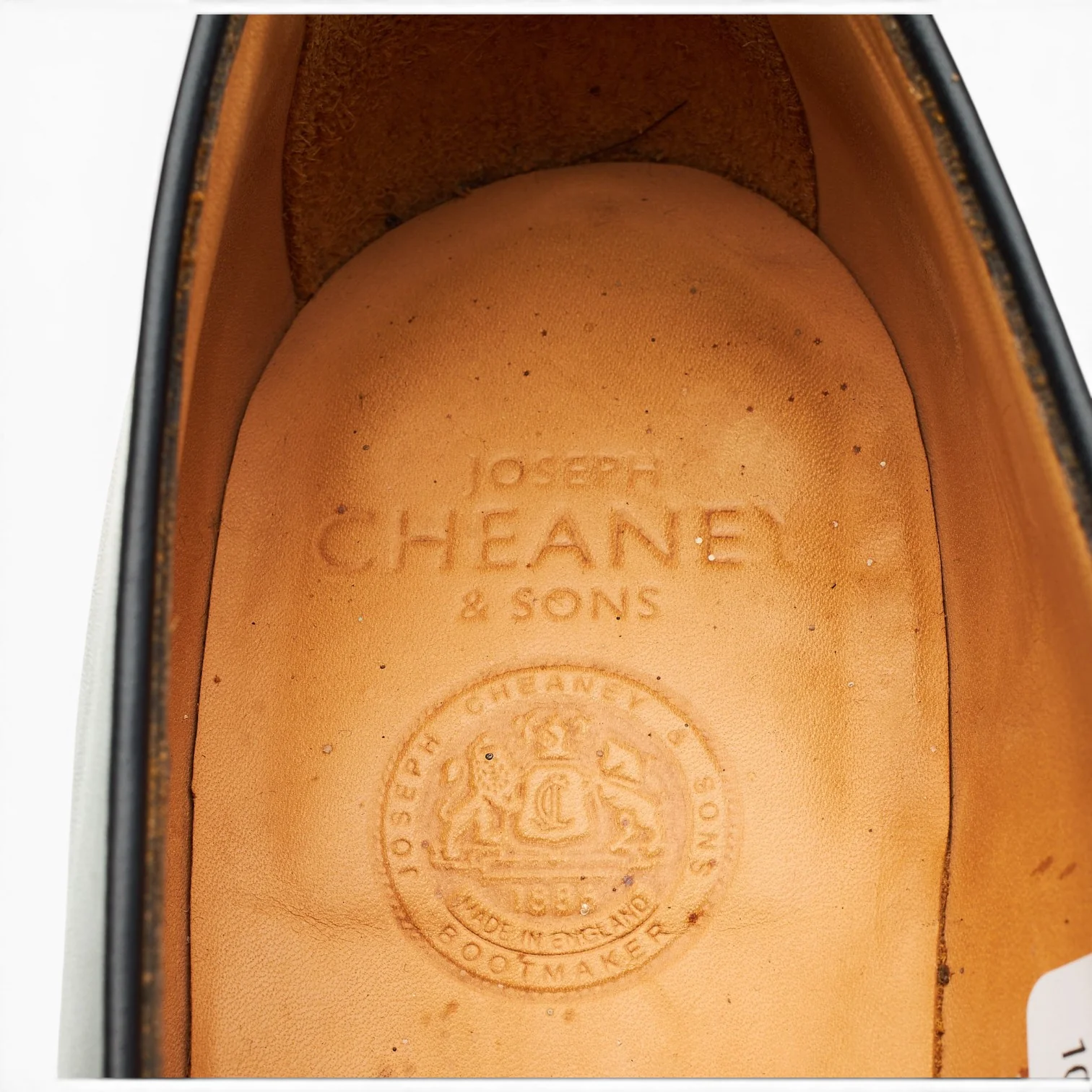 'Gracechurch' Black Leather Loafers UK 10.5 G - Image 6