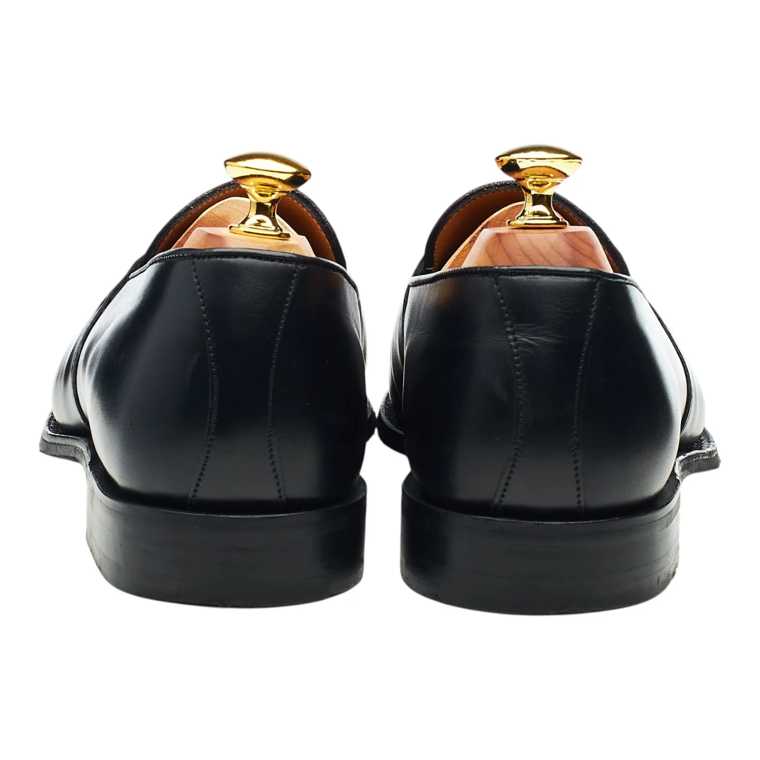 'Gracechurch' Black Leather Loafers UK 7 F - Image 4