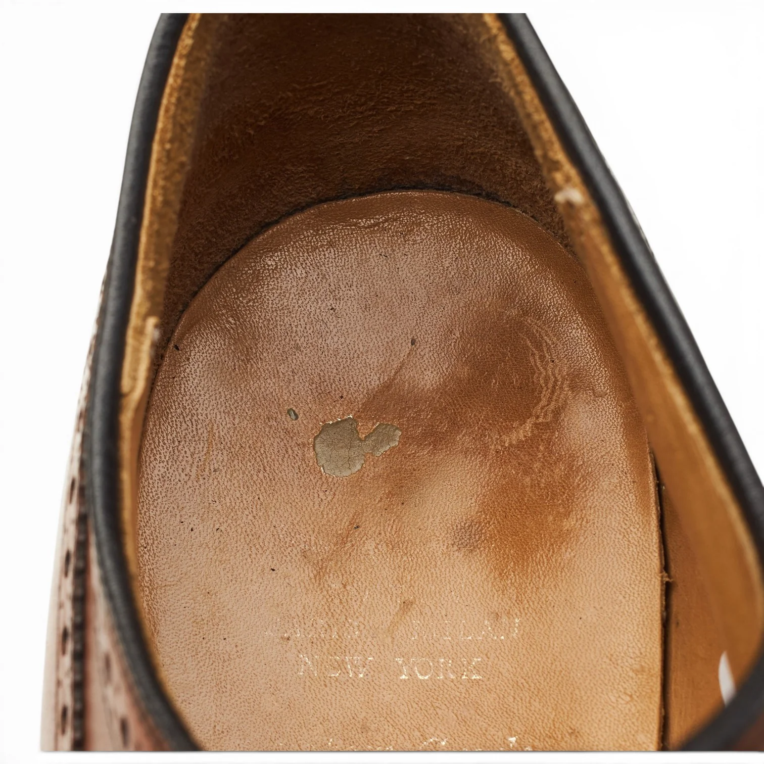 'Grafton' Tan Brown Leather Derby Brogues UK 8.5 F - Image 6
