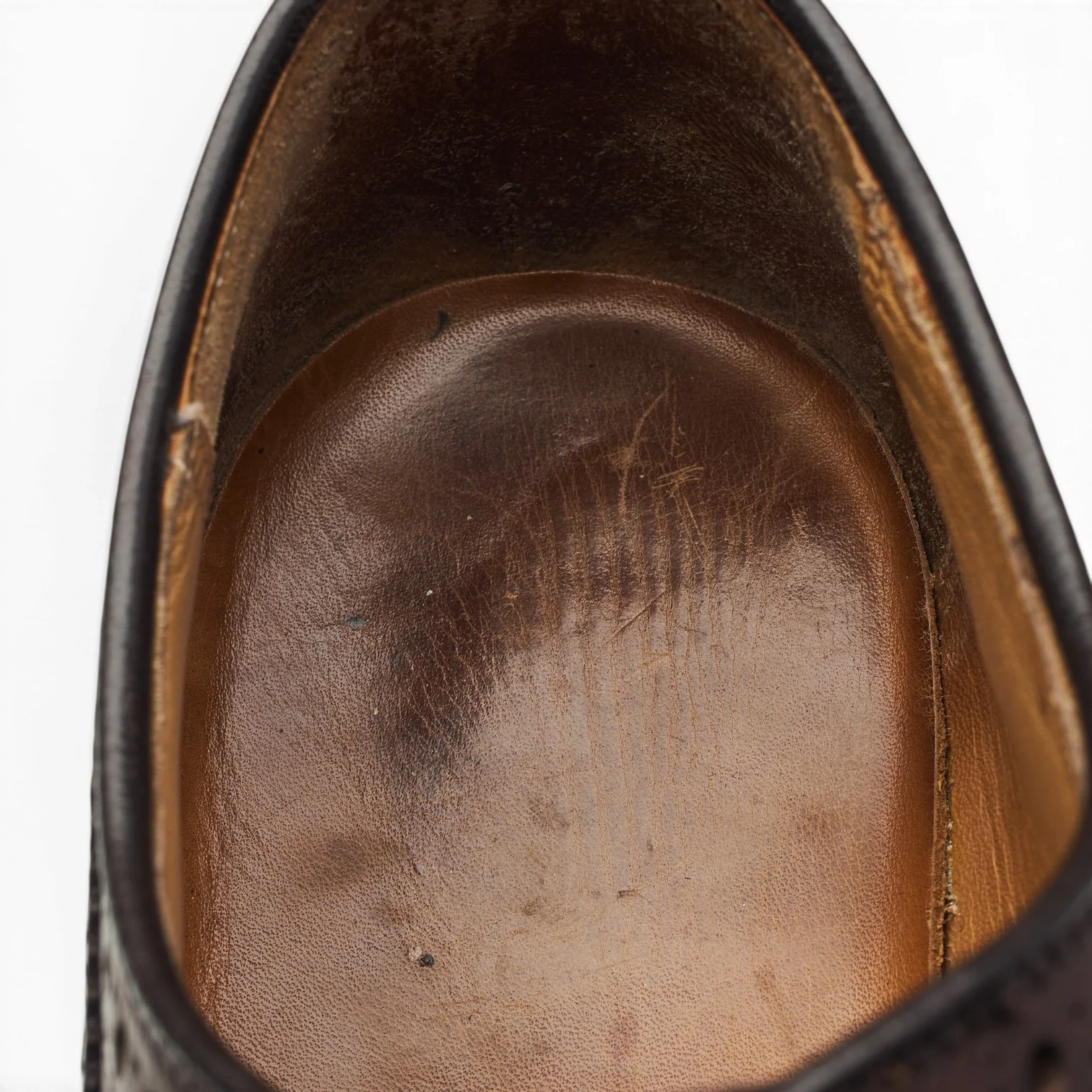 'Grafton' Dark Brown Leather Derby Brogues UK 7.5 F - Image 6