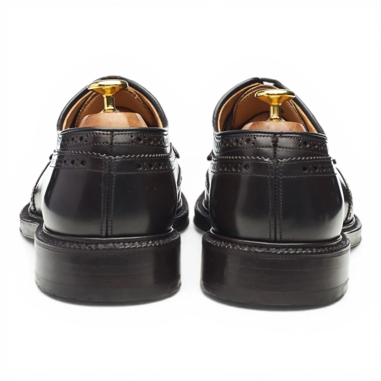 'Grafton' Dark Brown Leather Derby Brogues UK 8.5 F - Image 4