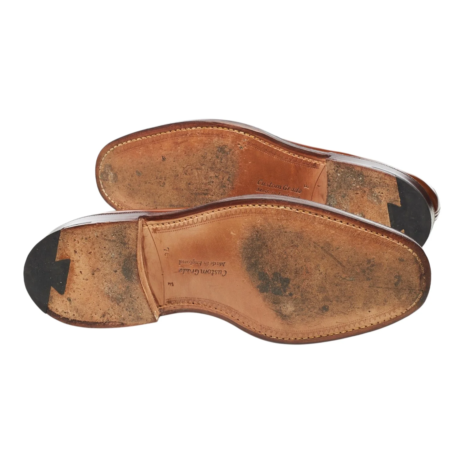 'Grafton' Tan Brown Leather Derby Brogues UK 7.5 F - Image 5