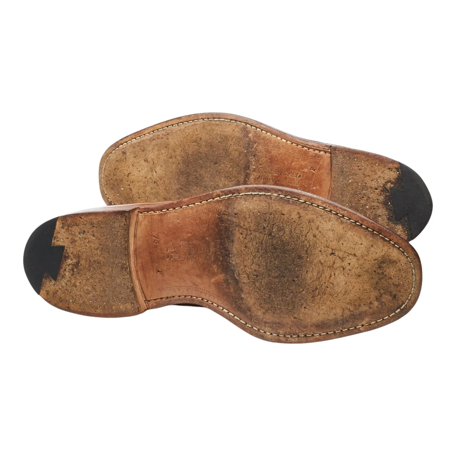 'Grafton' Tan Brown Leather Derby Brogues UK 7.5 F - Image 5