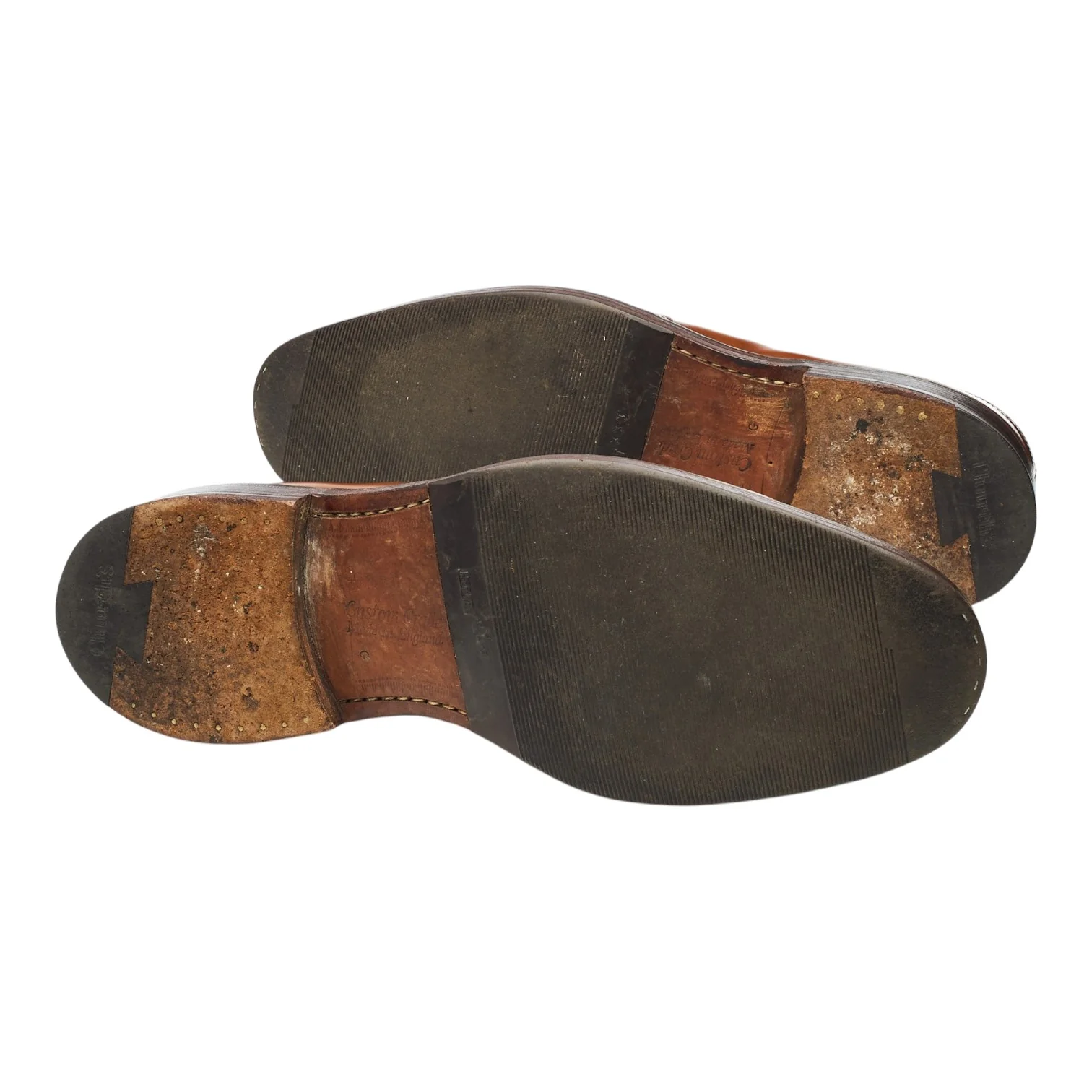 'Grafton' Tan Brown Leather Derby Brogues UK 8.5 G - Image 5