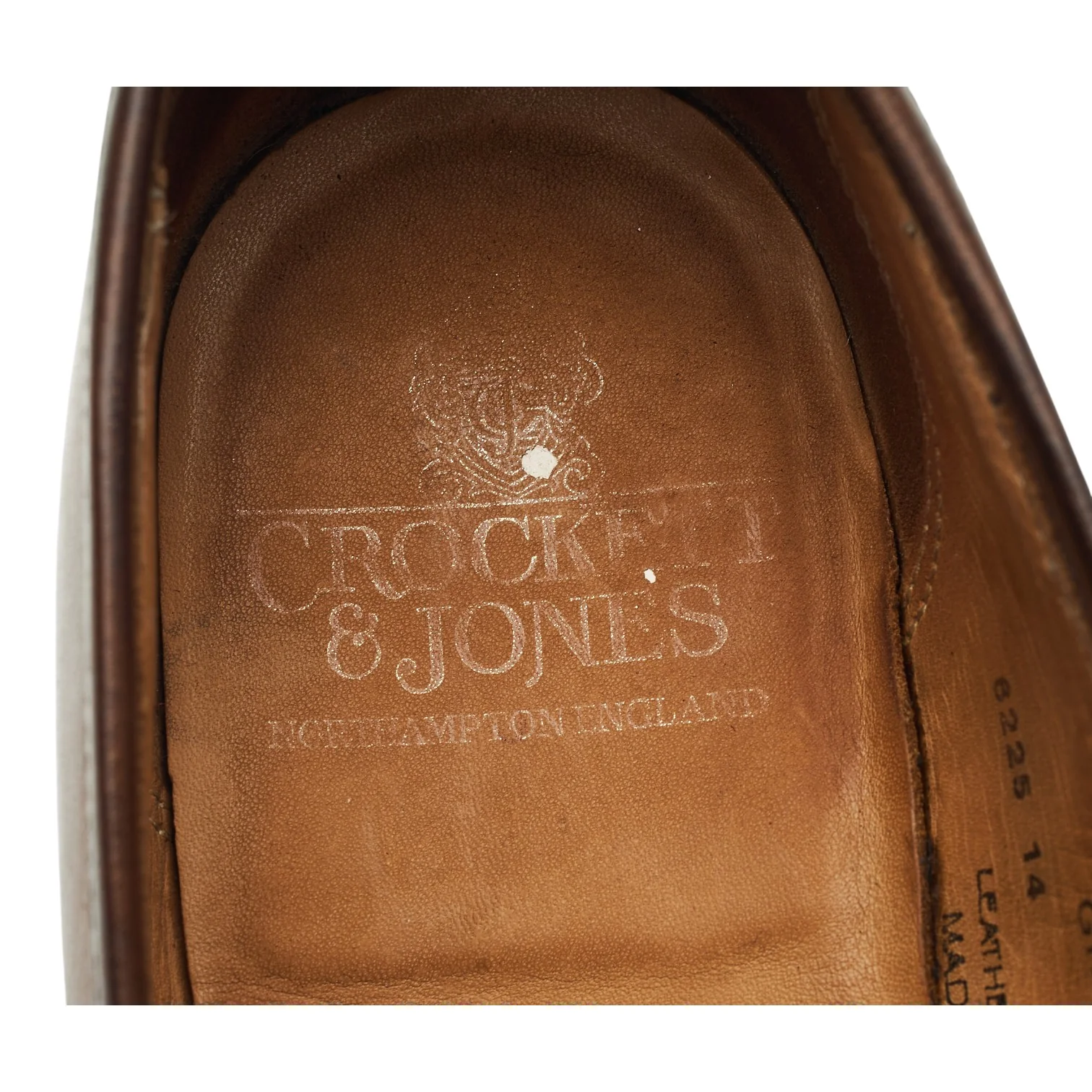 'Grantham 2' Brown Leather Loafers UK 7 E - Image 6