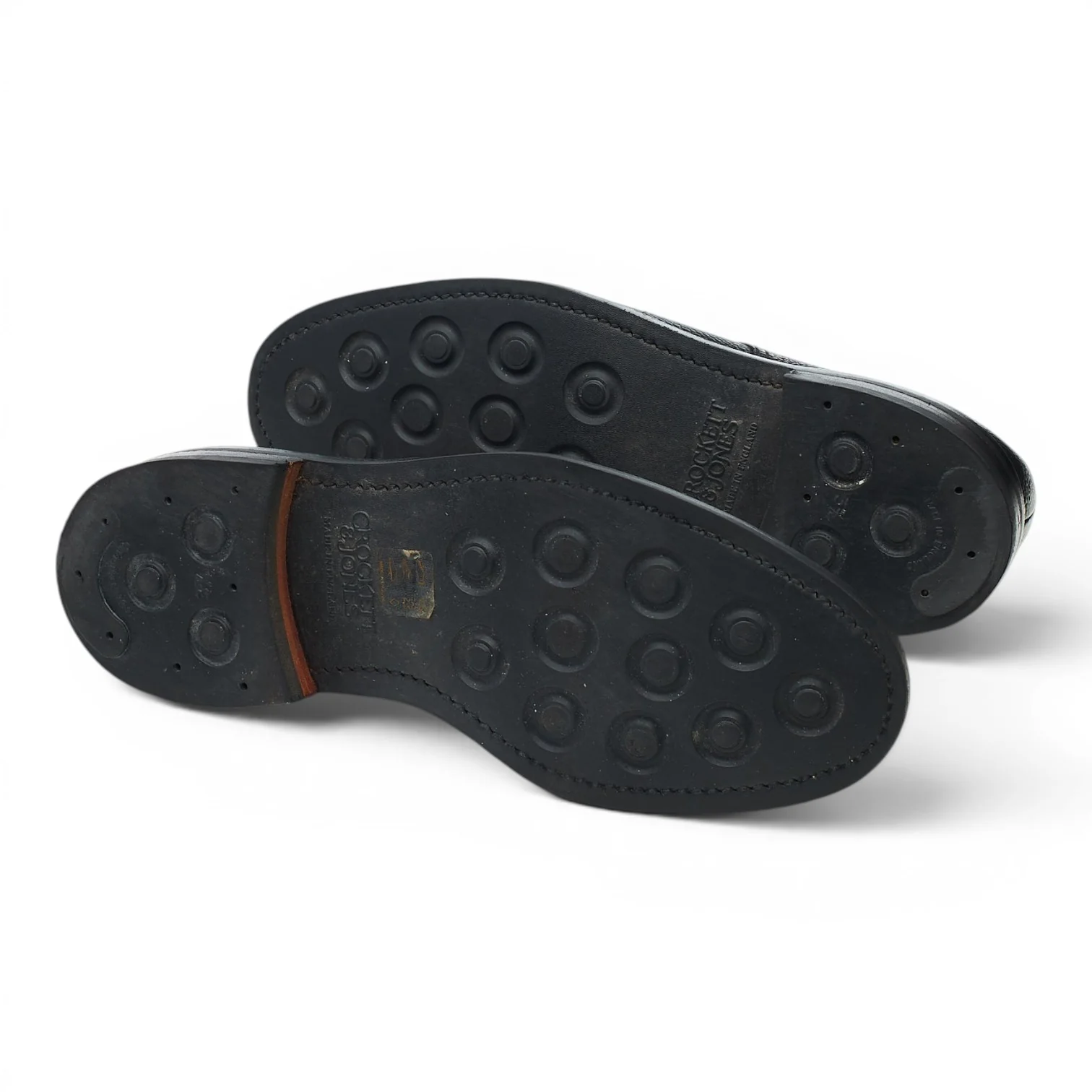 'Grasmere' Black Grain Leather Derby UK 7 E - Image 5