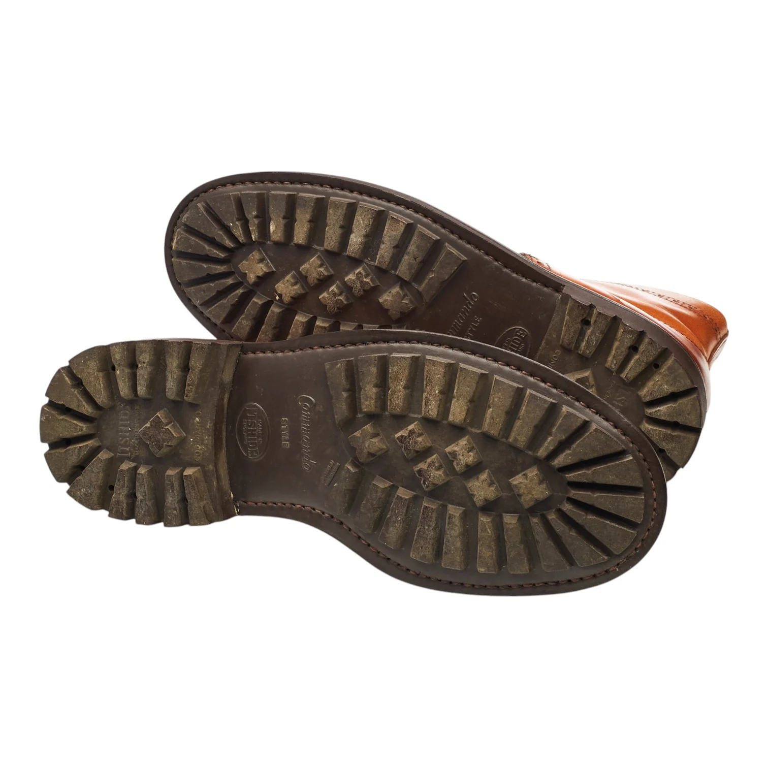 'Grasmere' Tan Brown Leather Brogue Boots UK 7 FX - Image 5