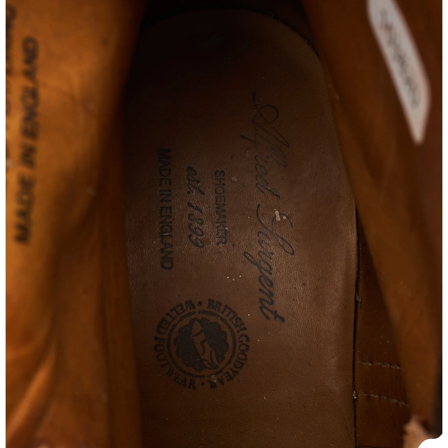 'Grasmere' Tan Brown Leather Brogue Boots UK 7 FX - Image 6