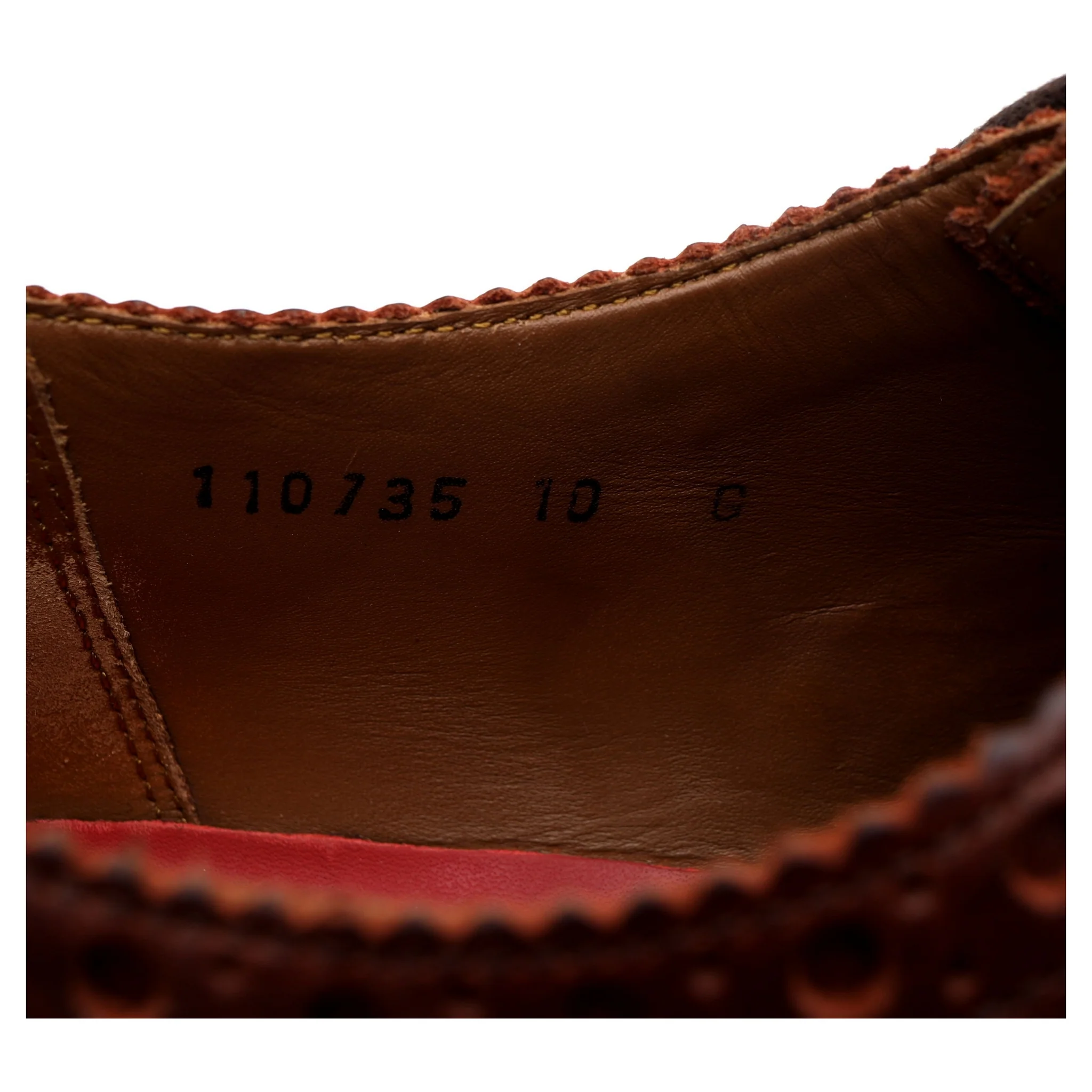 'Archie' Brown Leather Derby Brogues UK 10 G - Image 13