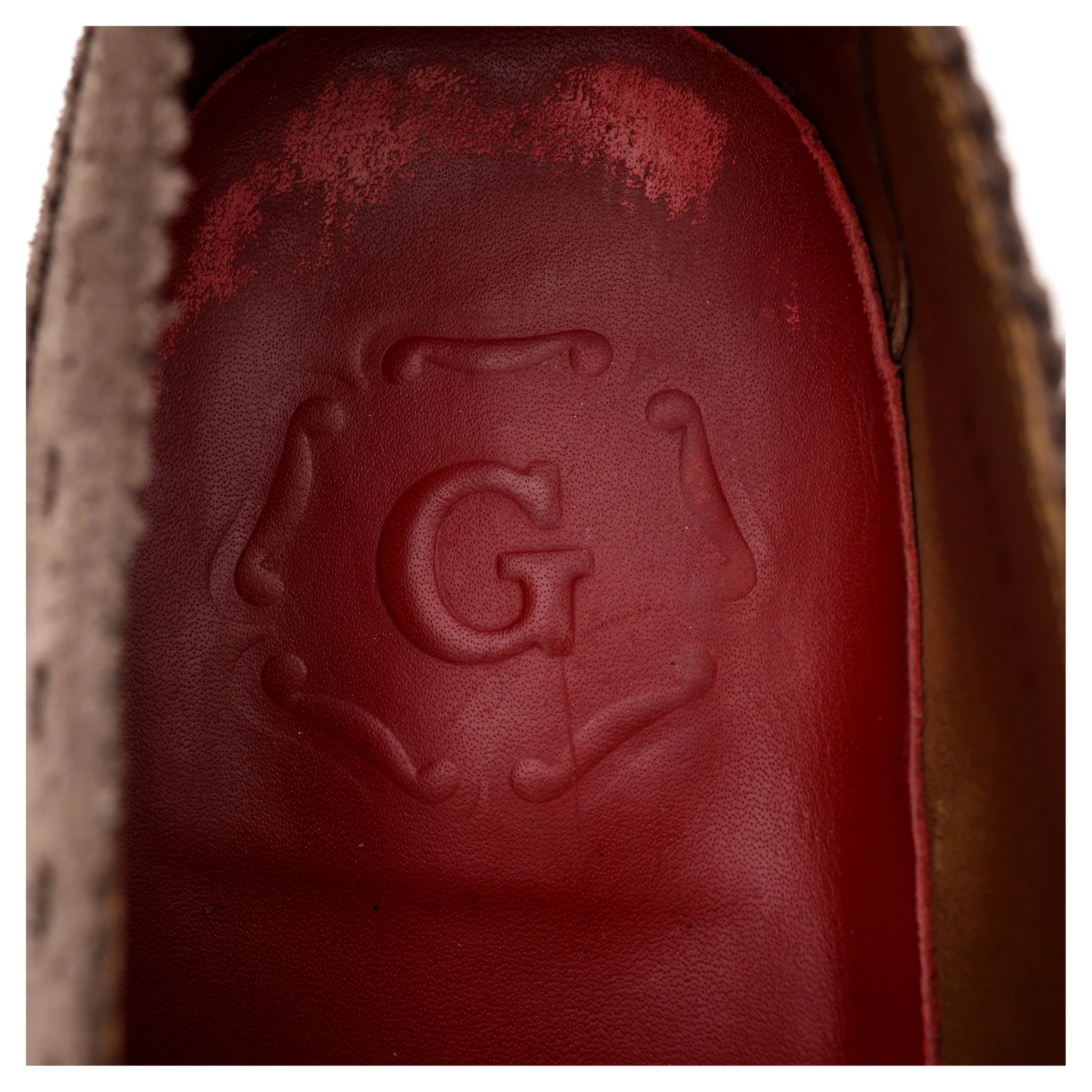 'Archie' Light Brown Suede Brogues UK 7.5 G - Image 12