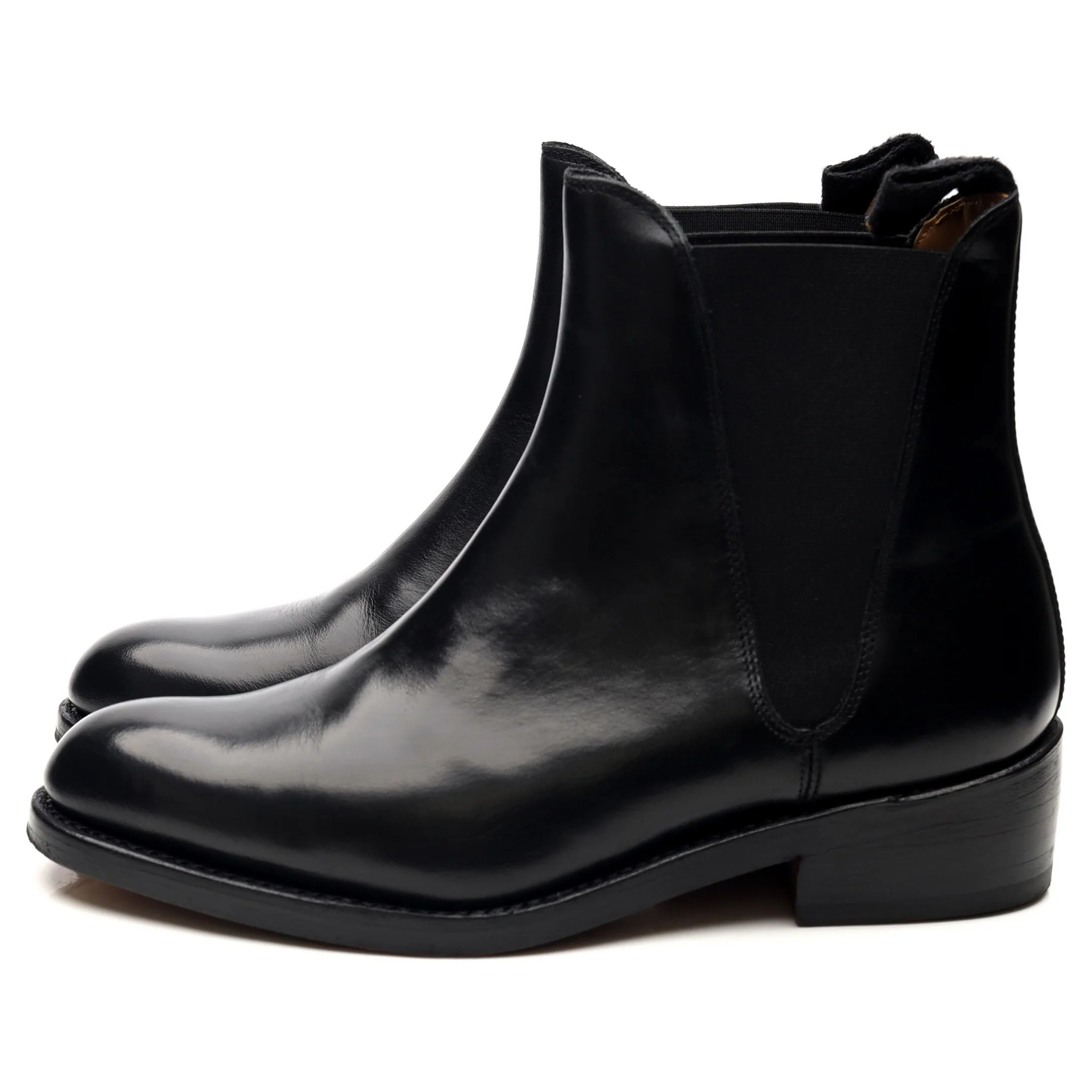 Women's 'Nora' Black Leather Chelsea Boots UK 6 - Image 2