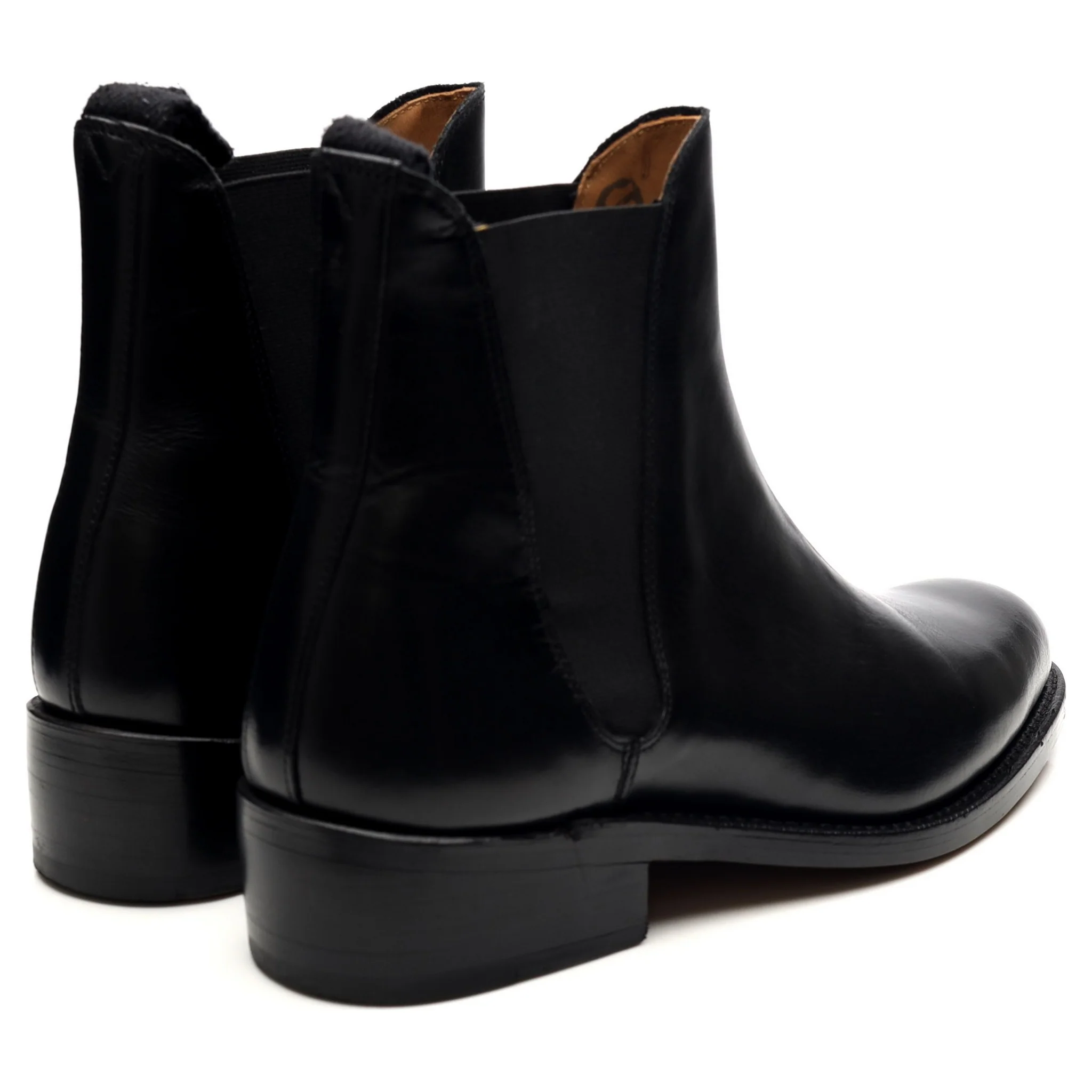Women's 'Nora' Black Leather Chelsea Boots UK 6 - Image 5