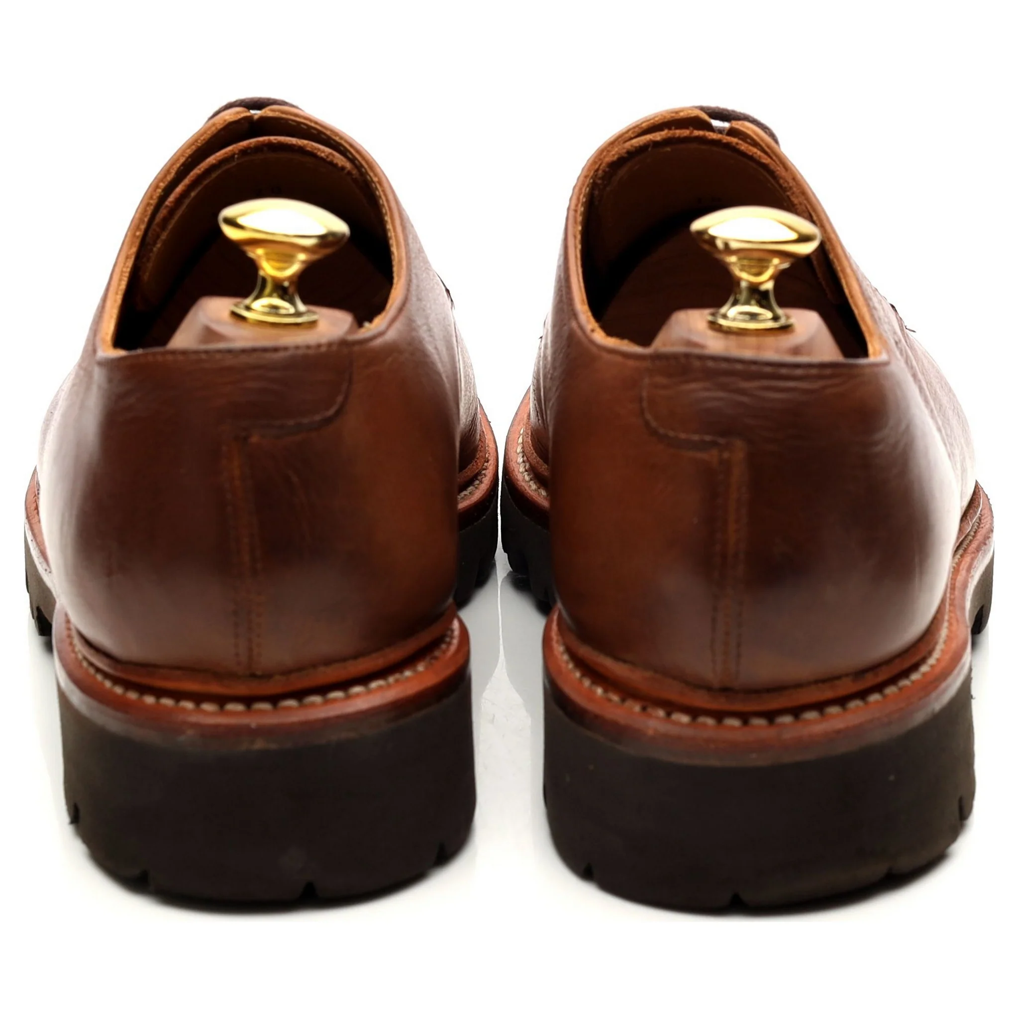 'Curt' Brown Leather Derby UK 8 G - Image 4