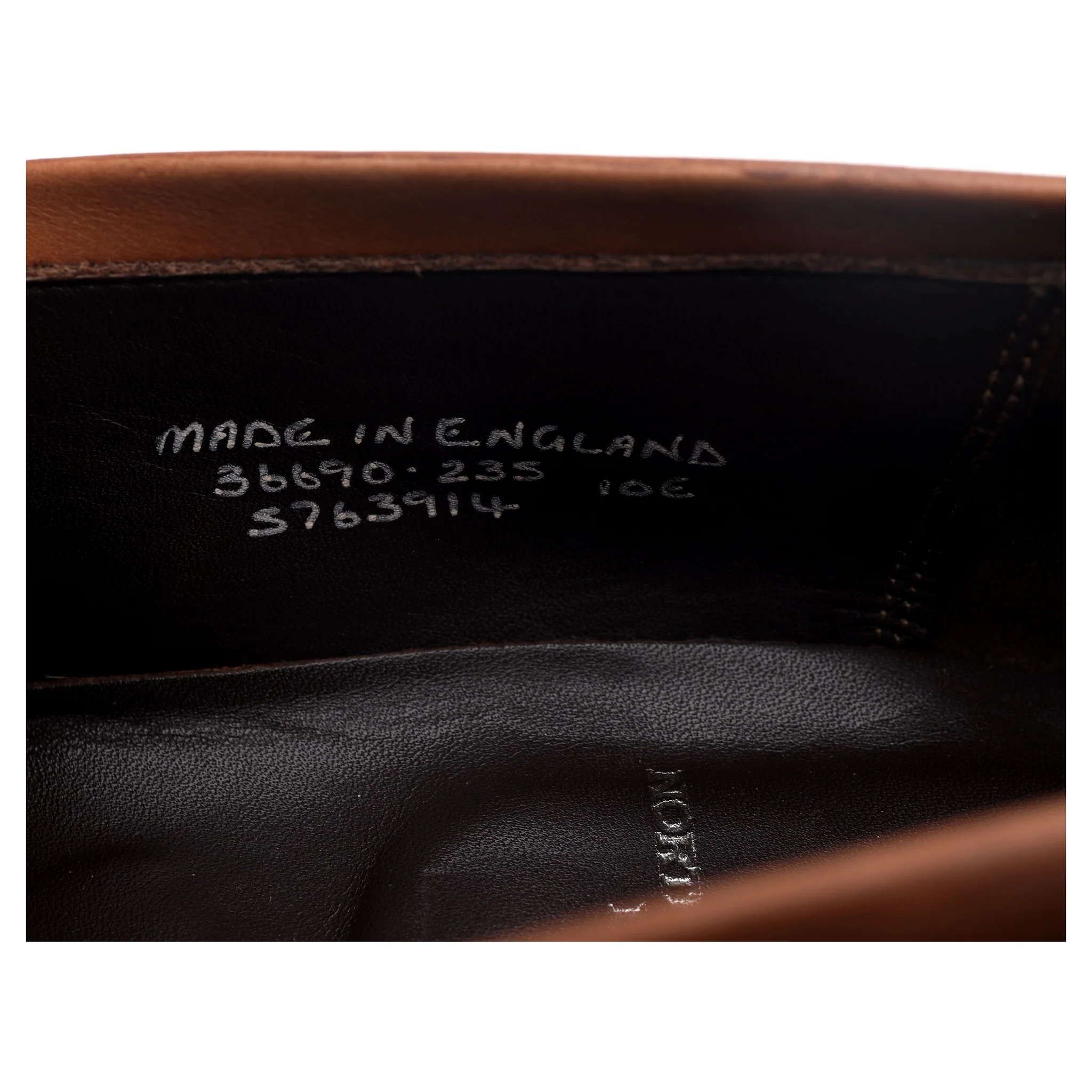 'Aldgate' Brown Leather Loafers UK 10 E - Image 13