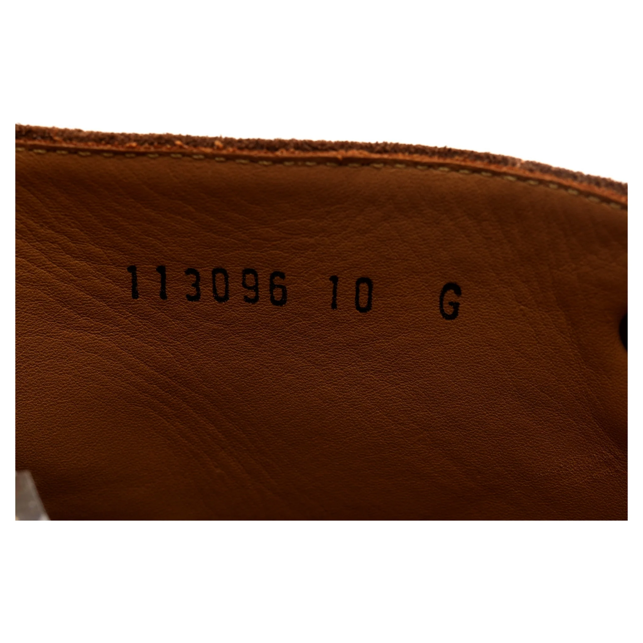 'Sawyer' Tan Brown Suede Apron Boots UK 10 G - Image 13
