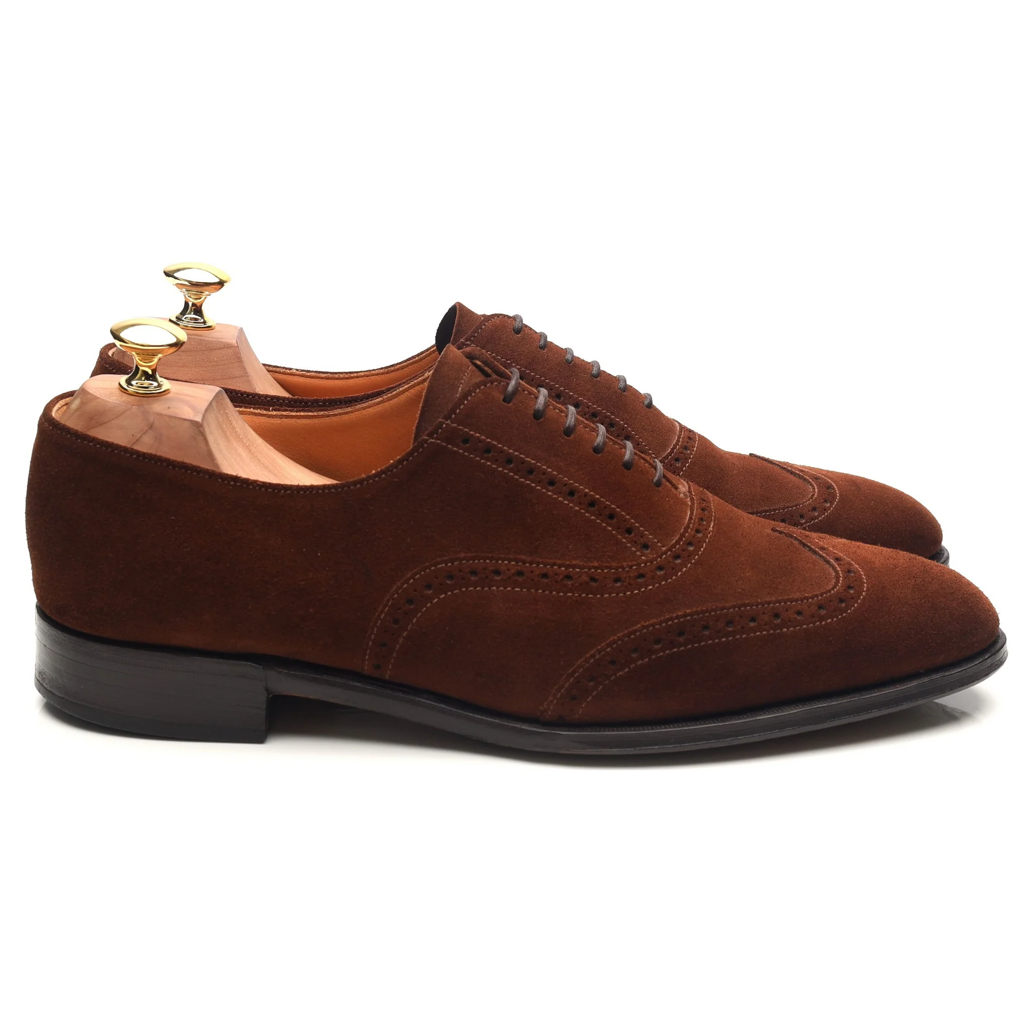 Vintage Brown Suede Brogues UK 10.5 EF - Image 6